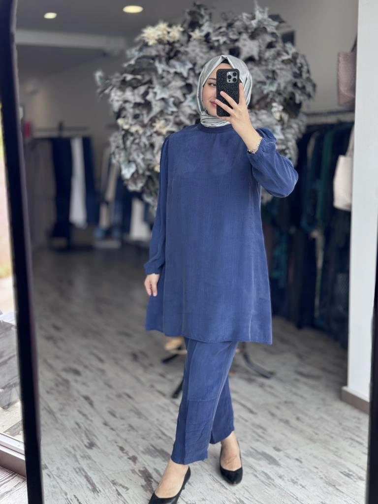 Misswhence Basic Cupra İpek Tunik 37025