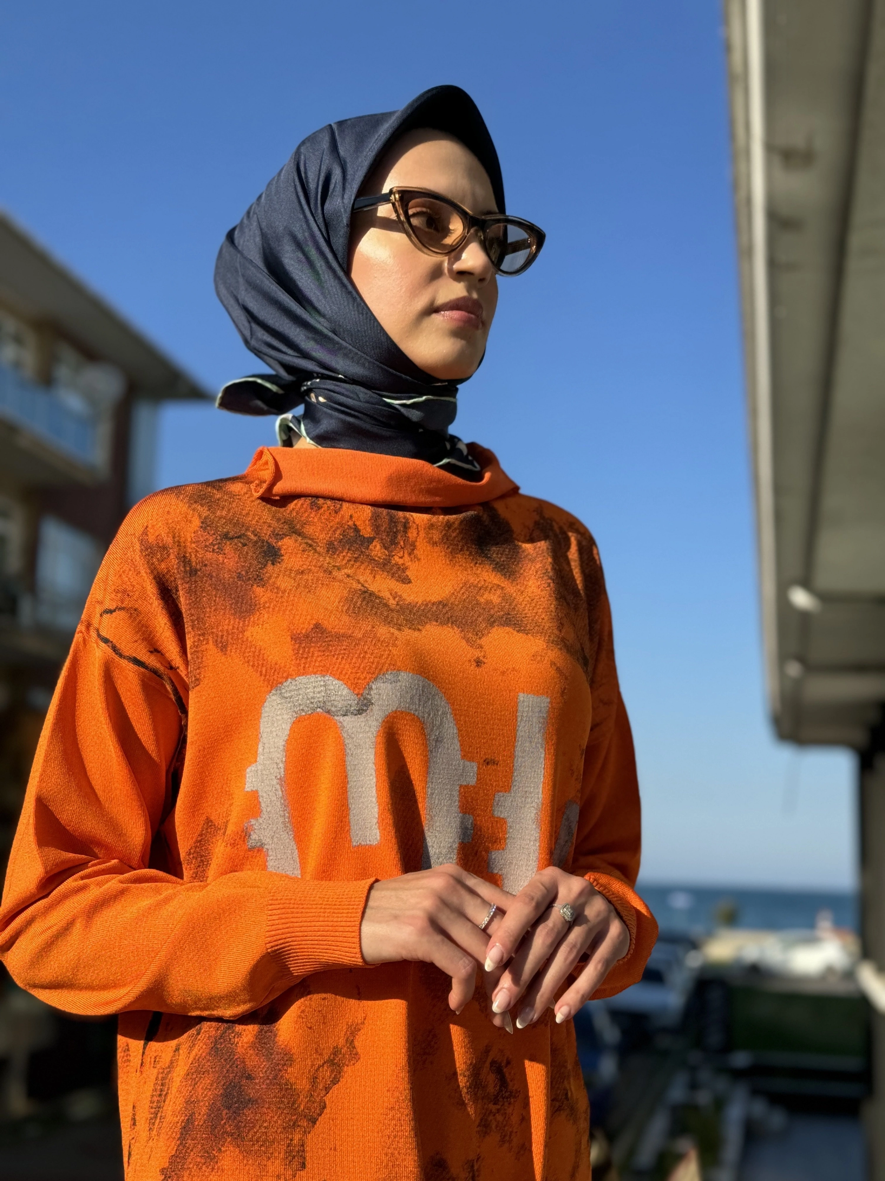 Misswhence Baskılı Triko Tunik 36021