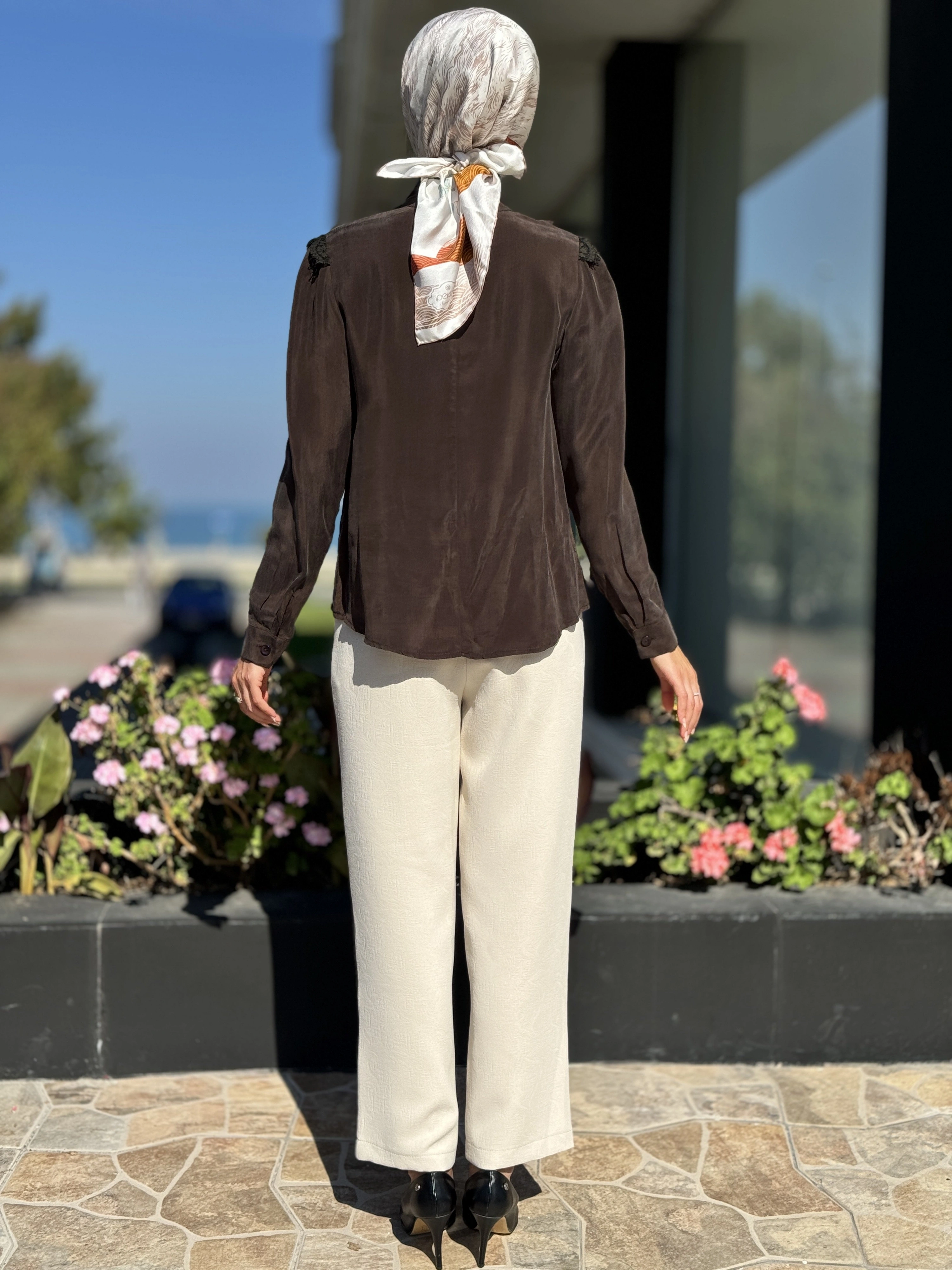 Misswhence Beli Lastikli Cepli Kalem Pantolon 36102