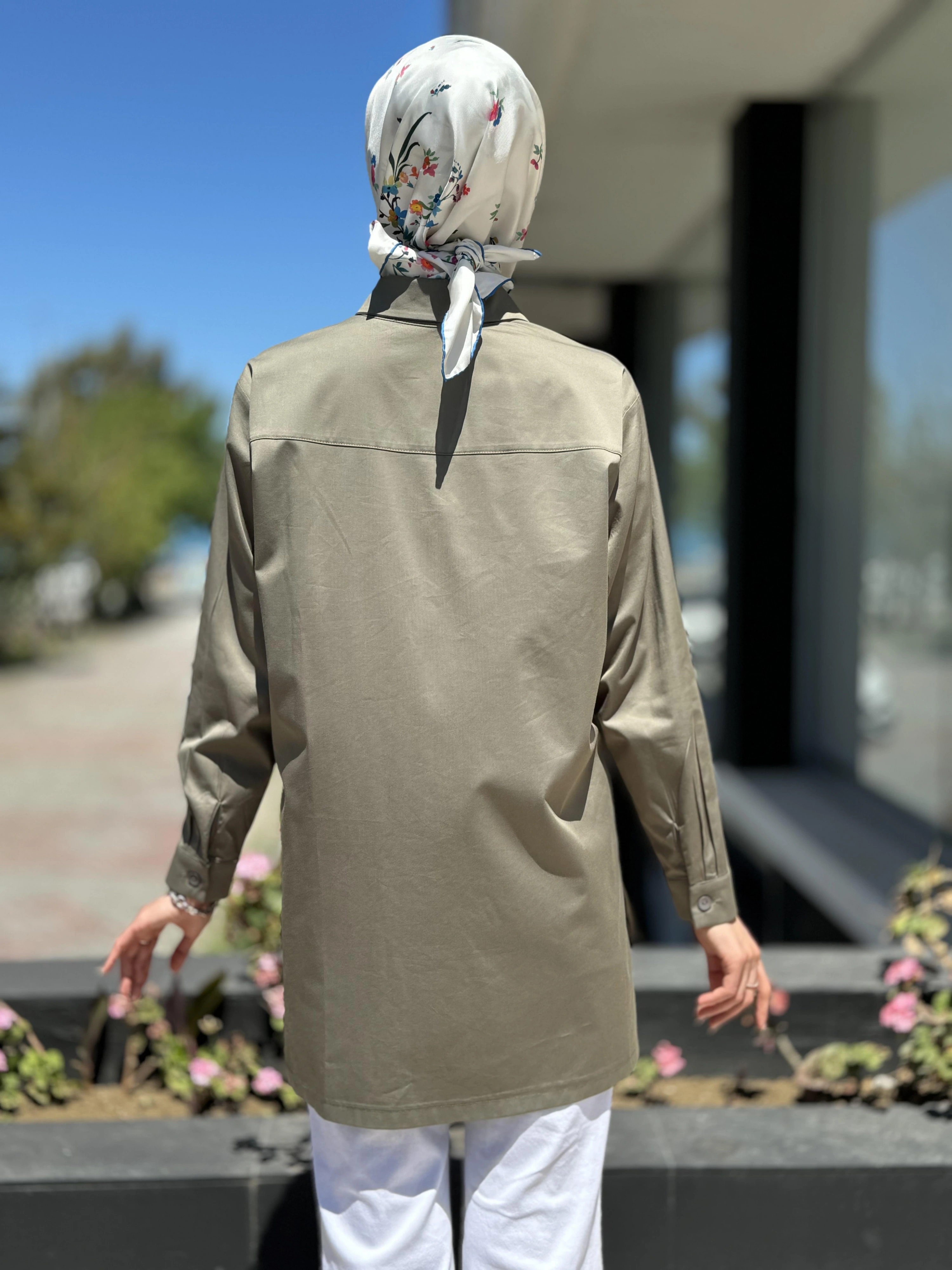 Misswhence Cep Detaylı Poplin Gömlek 35314