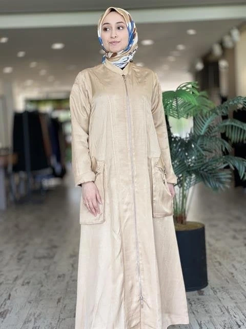 Misswhence Chanel Keten Bej Pardesü 33513