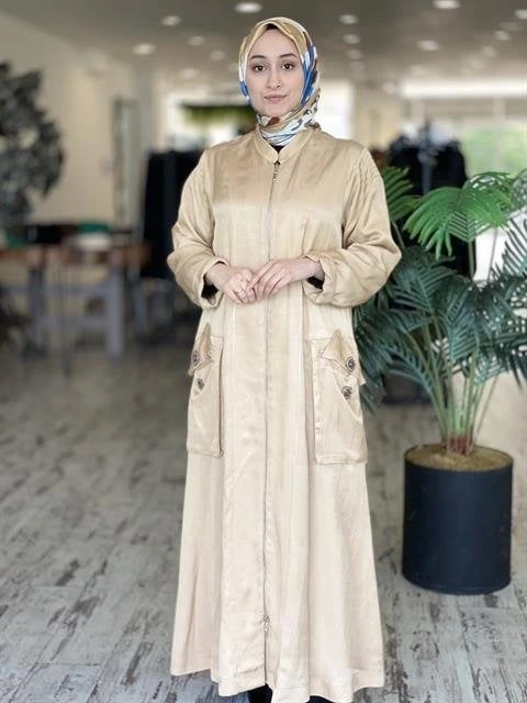 Misswhence Chanel Keten Bej Pardesü 33513