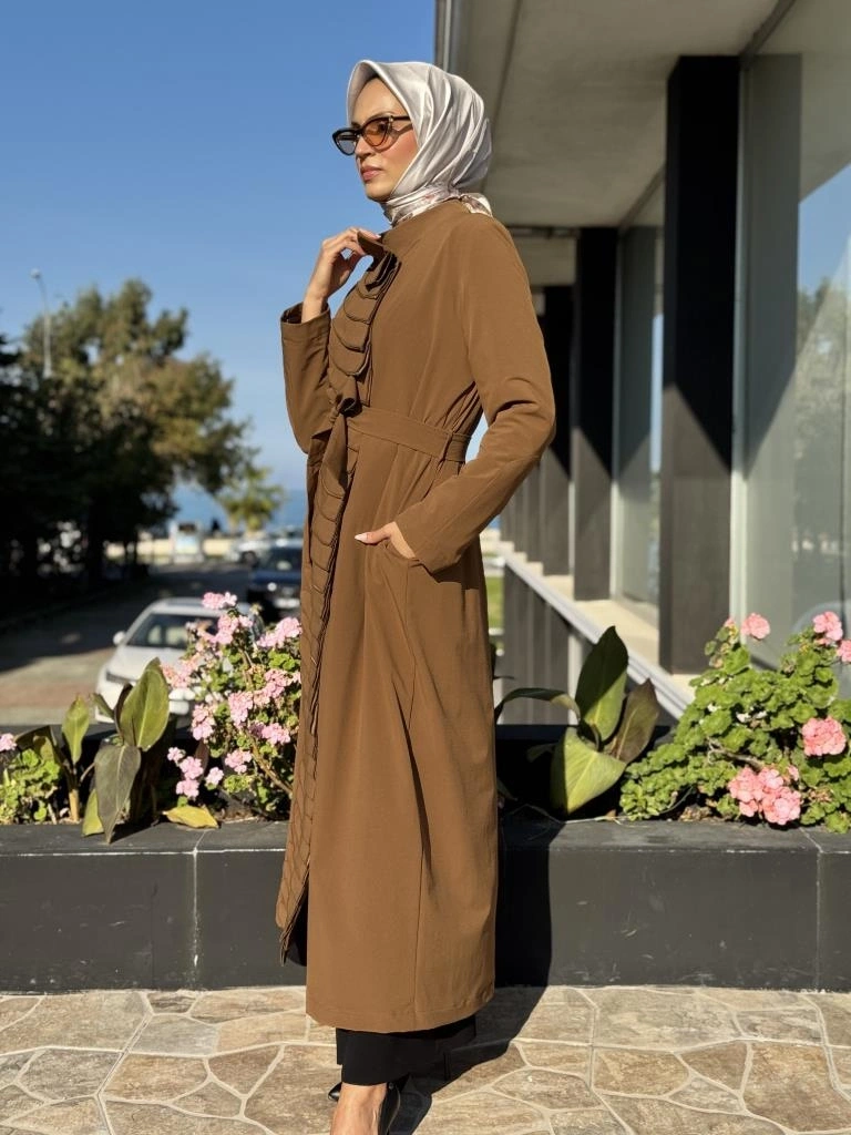 Misswhence Çıtçıtlı Pardesü 36525