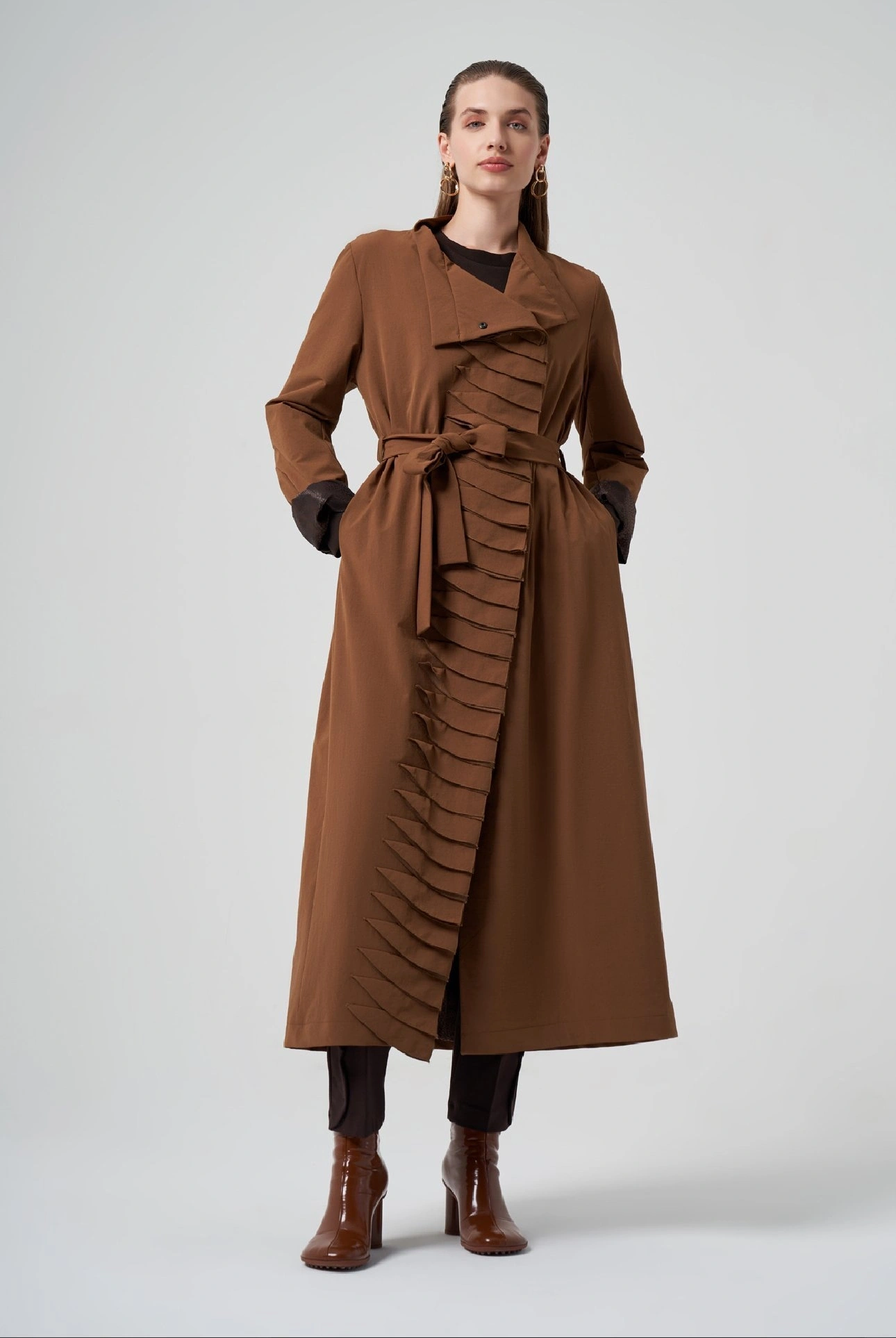 Misswhence Çıtçıtlı Pardesü 36525