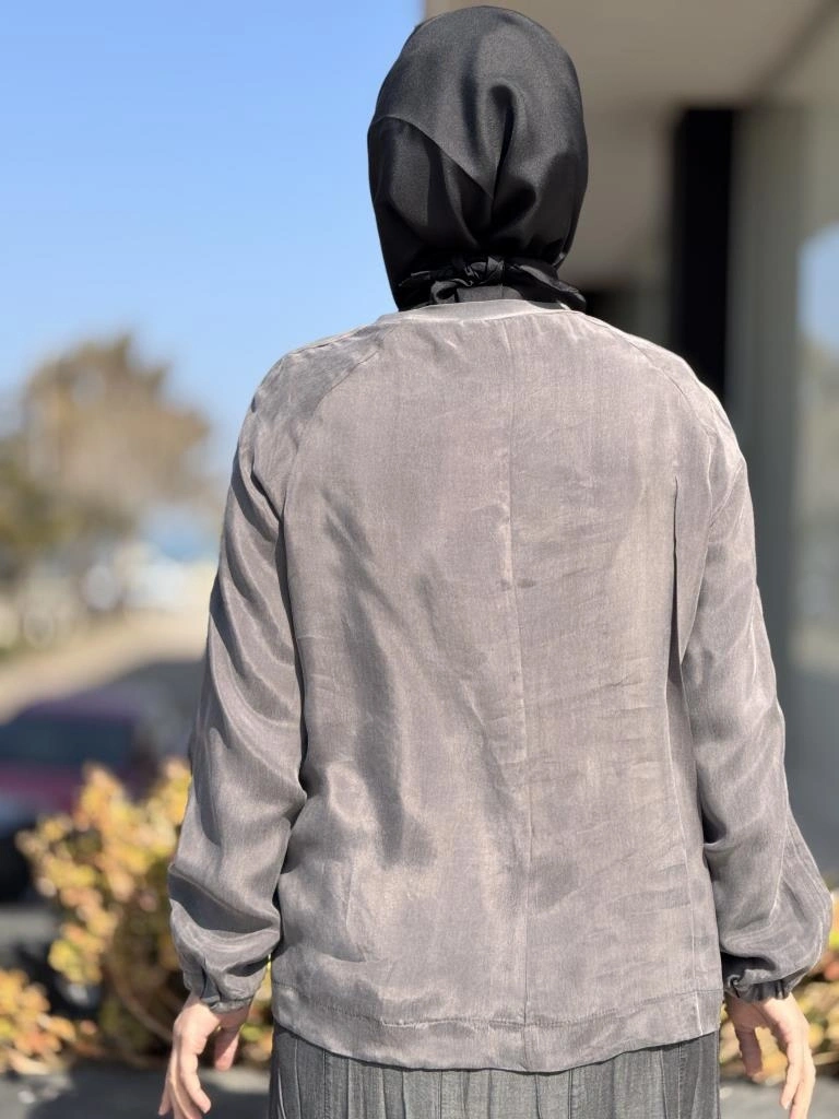 Misswhence Drape Detaylı Basic Bluz 37004