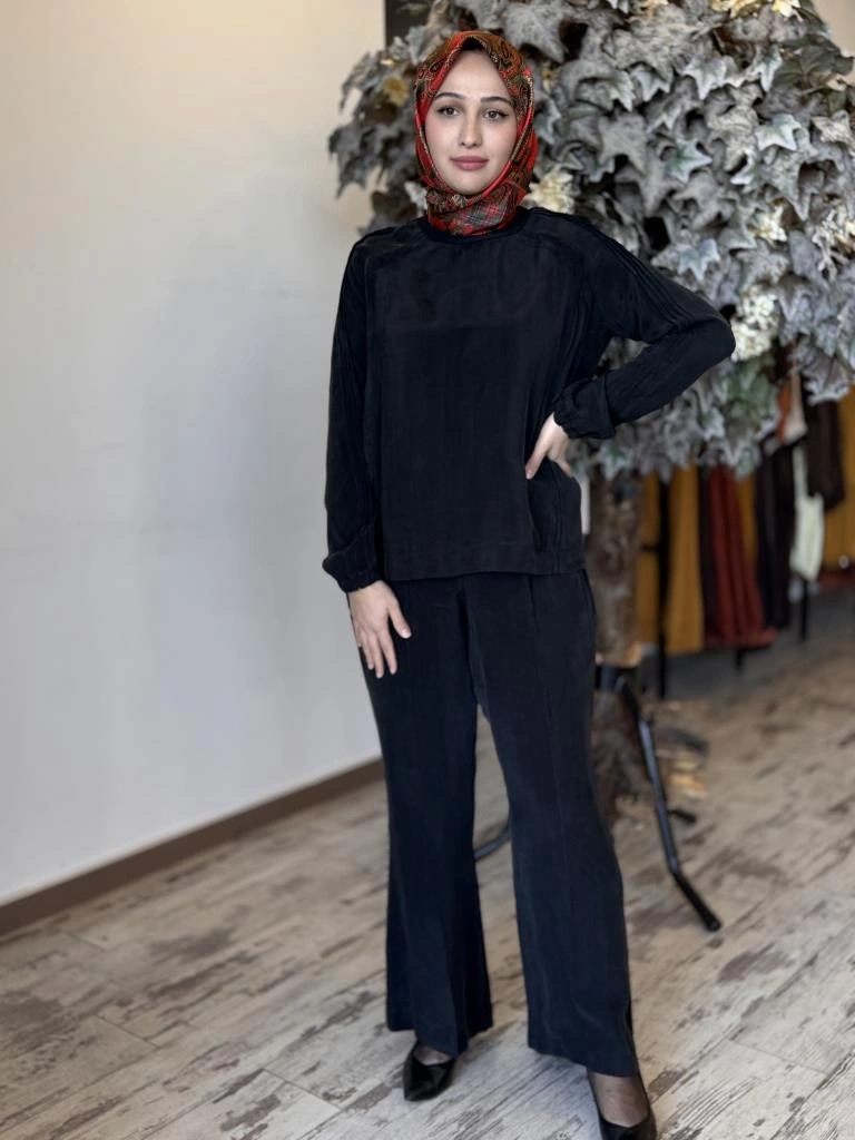 Misswhence Drape Detaylı Basic Bluz 37004