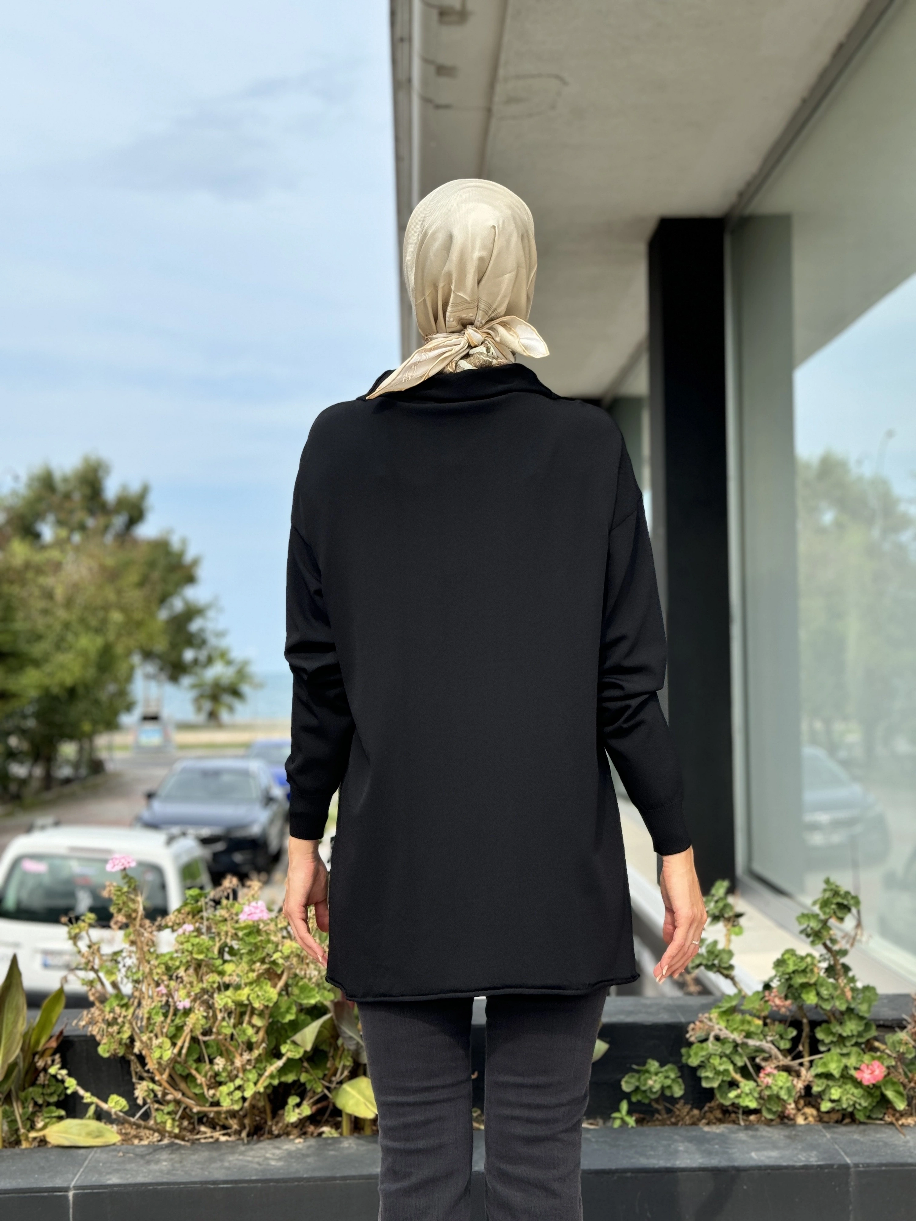 Misswhence Düğmeli Triko Tunik 36016