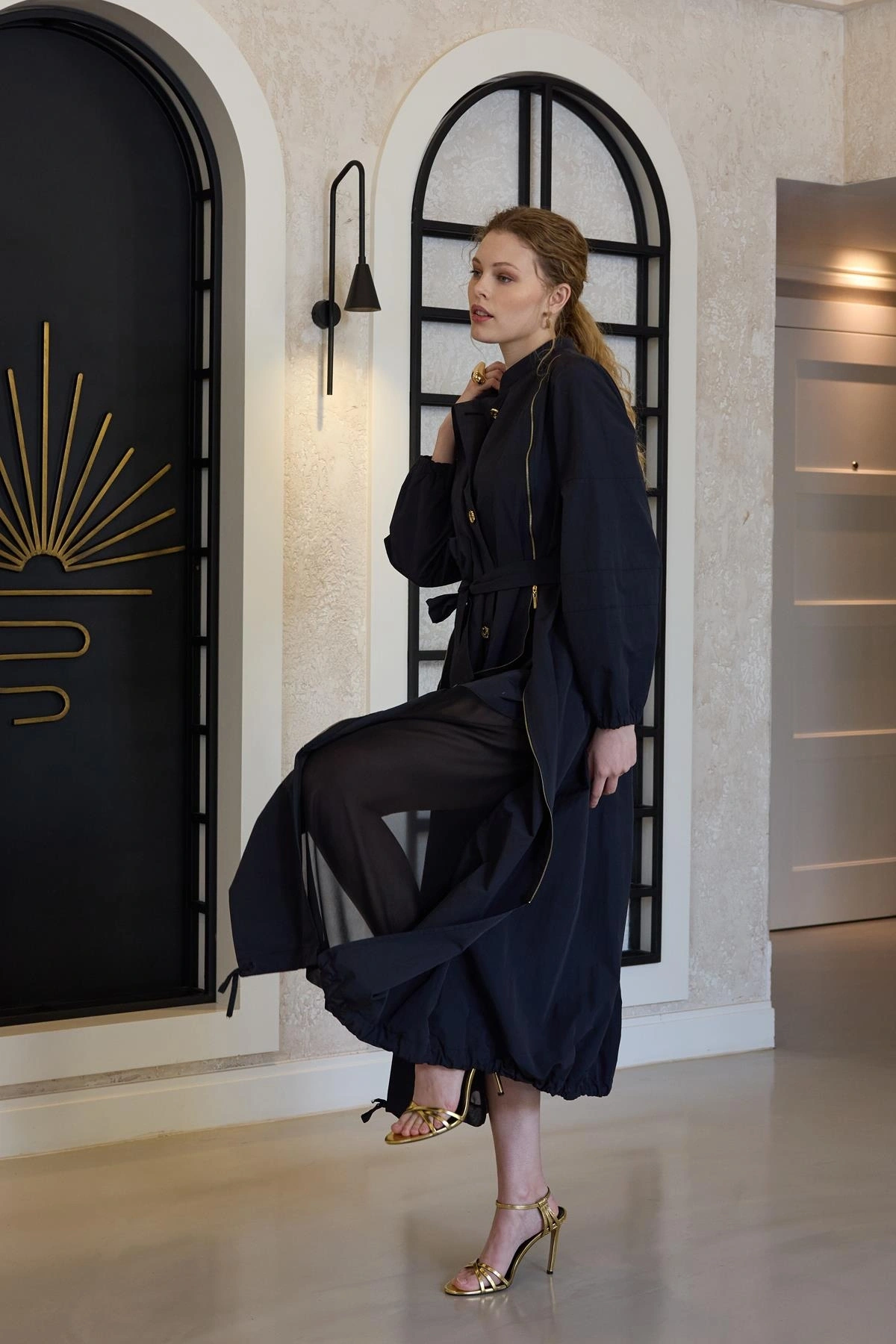 Misswhence Fermuar Detaylı Trenchkot 35503