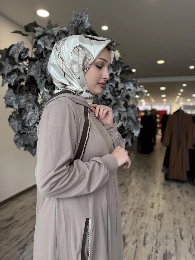 Misswhence Fermuarlı Kapüşonlu Penye Kap/Ceket 37415