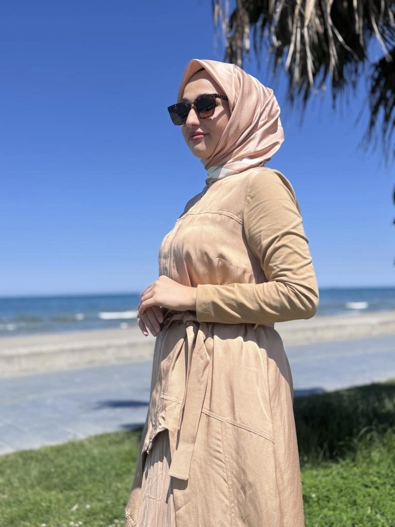 Misswhence İkili Chanel Keten Elbise 37806