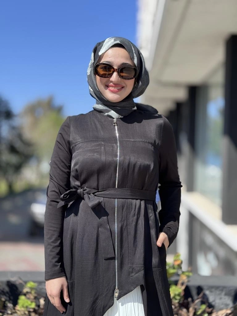 Misswhence İkili Chanel Keten Elbise 37806