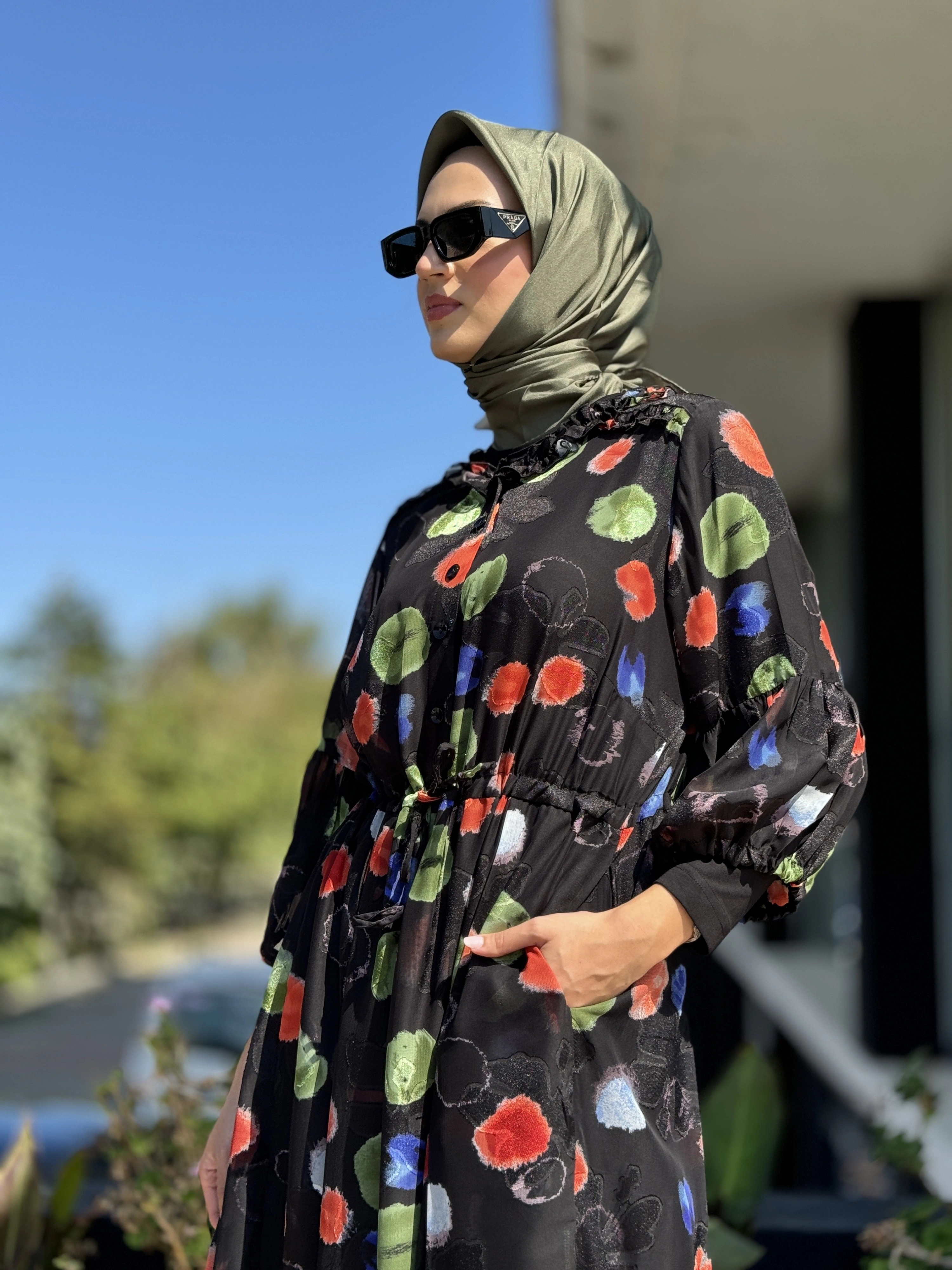 Misswhence İkili Şifon Elbise 36801-B