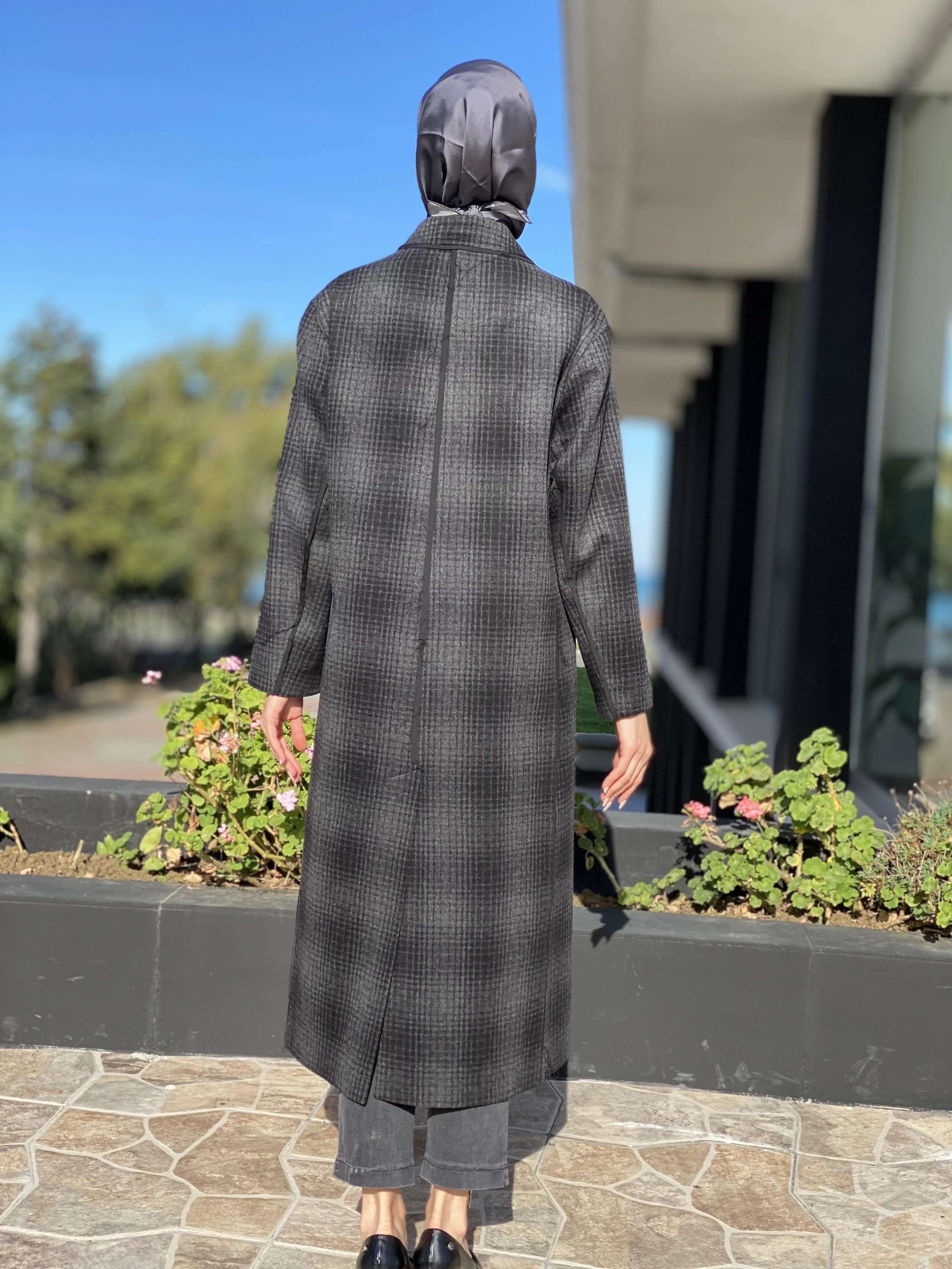 Misswhence Kaşmir Siyah Pardesü 34509