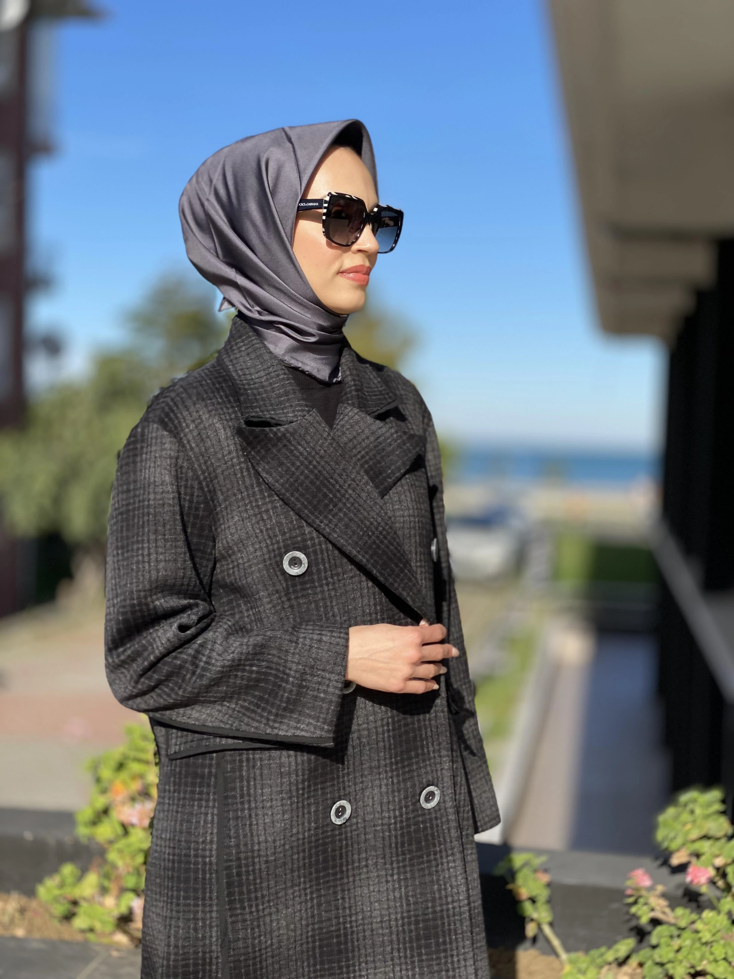 Misswhence Kaşmir Siyah Pardesü 34509