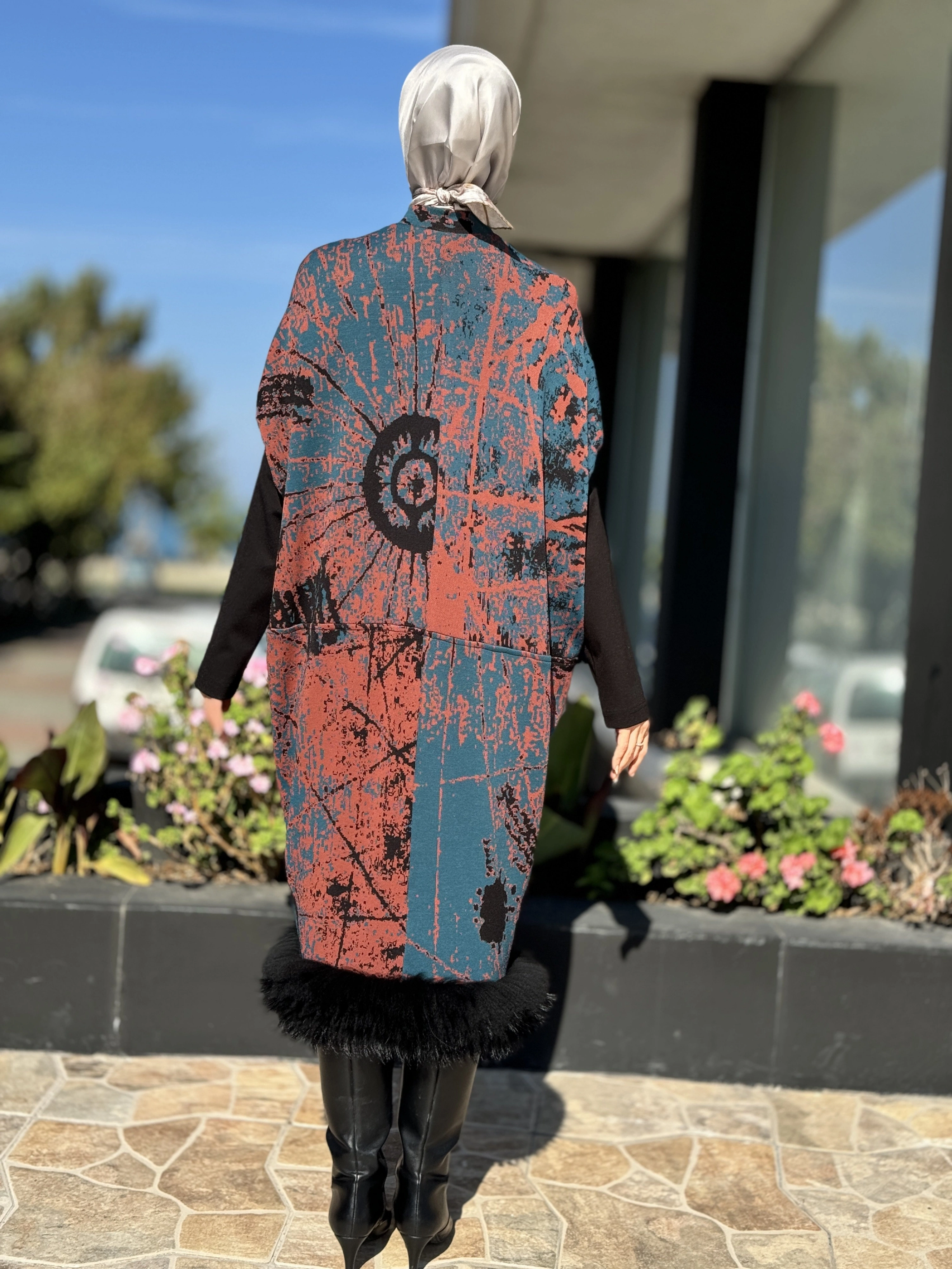 Misswhence Kürklü Triko Kap 36406