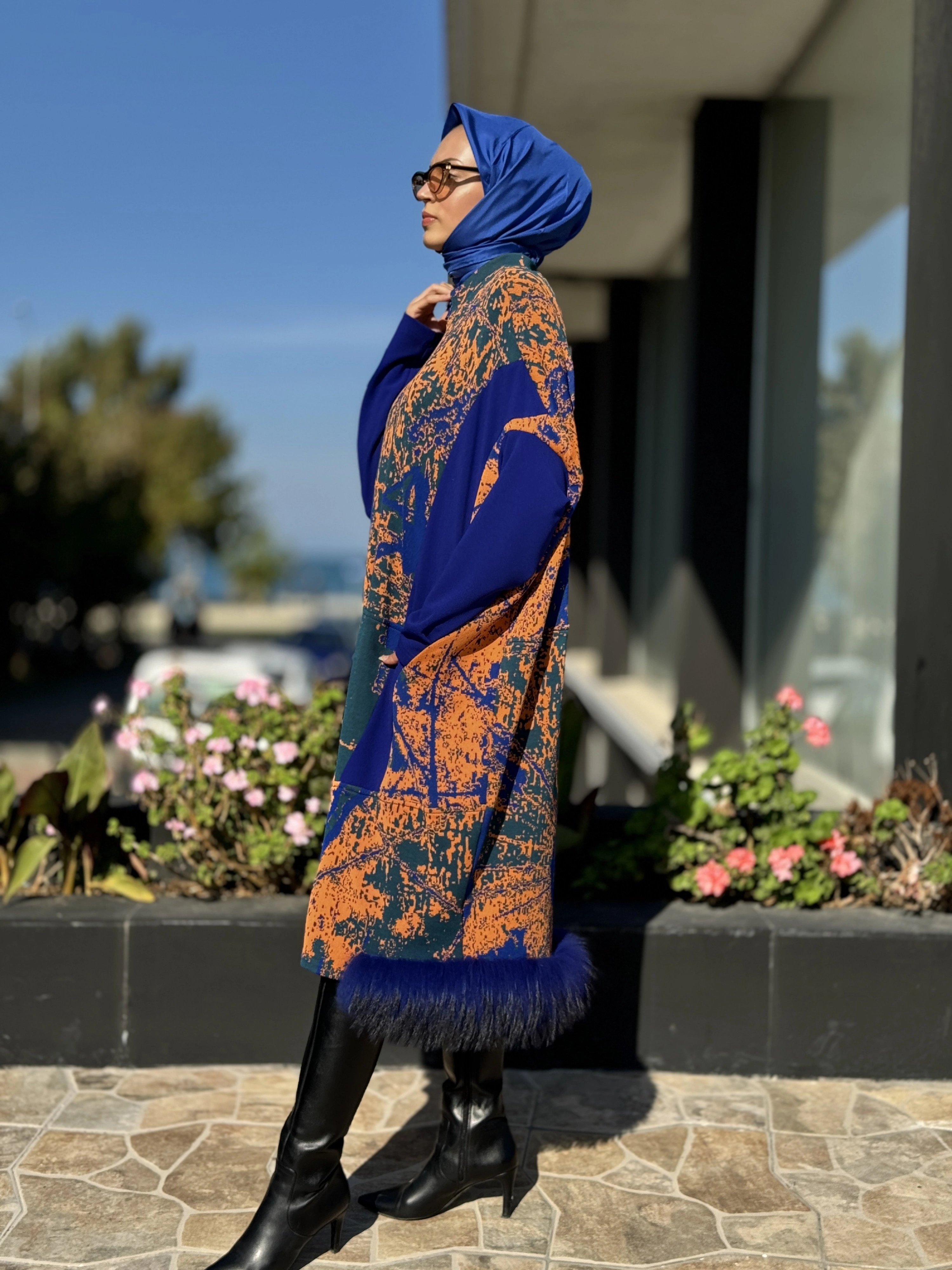 Misswhence Kürklü Triko Kap 36406