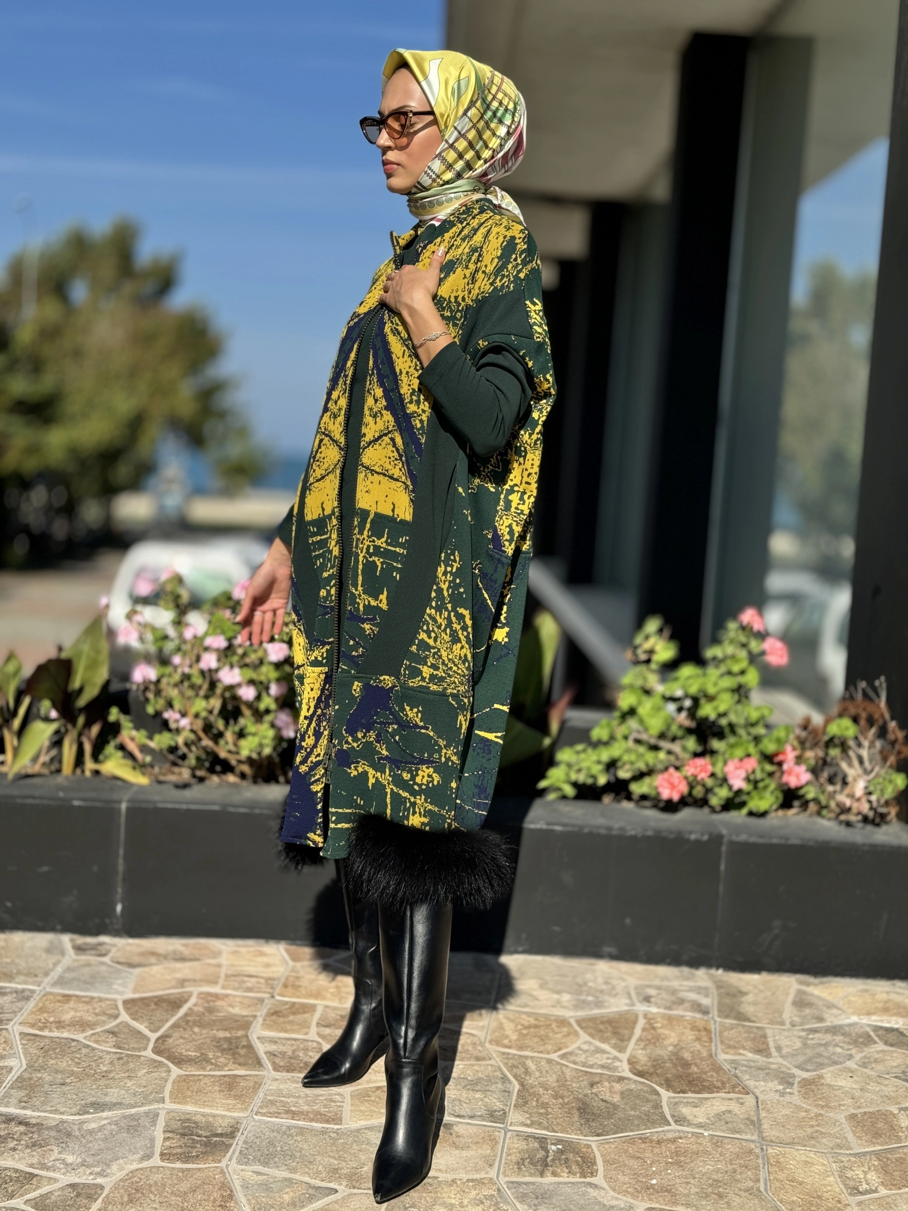 Misswhence Kürklü Triko Kap 36406