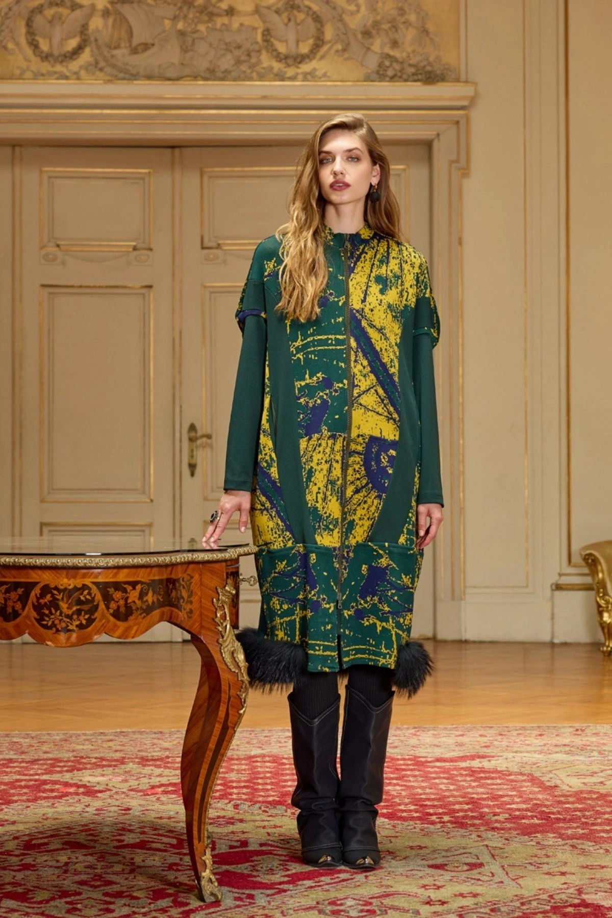 Misswhence Kürklü Triko Kap 36406