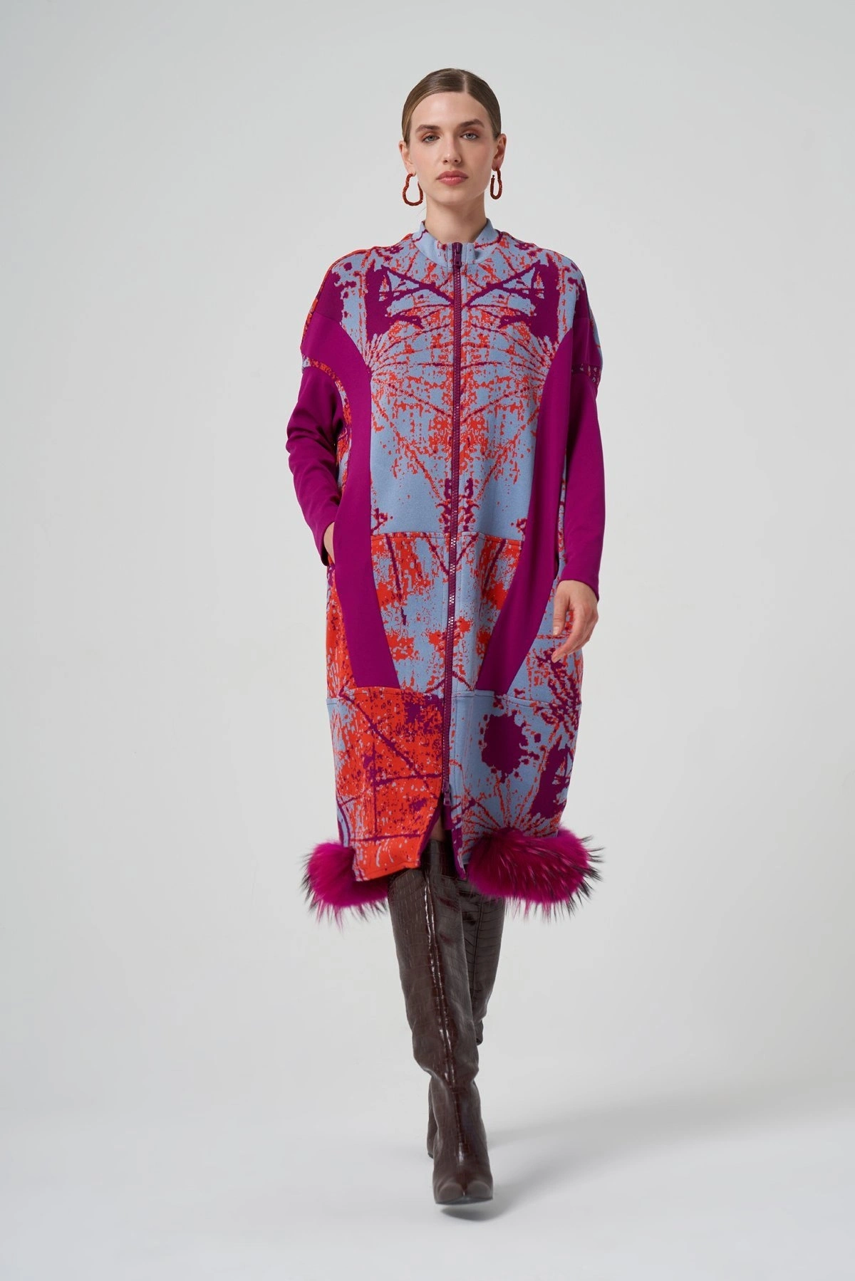 Misswhence Kürklü Triko Kap 36406