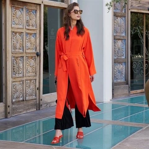 Misswhence Metal Detaylı Pardesü 33504