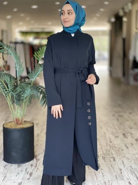 Misswhence Metal Detaylı Pardesü 33504