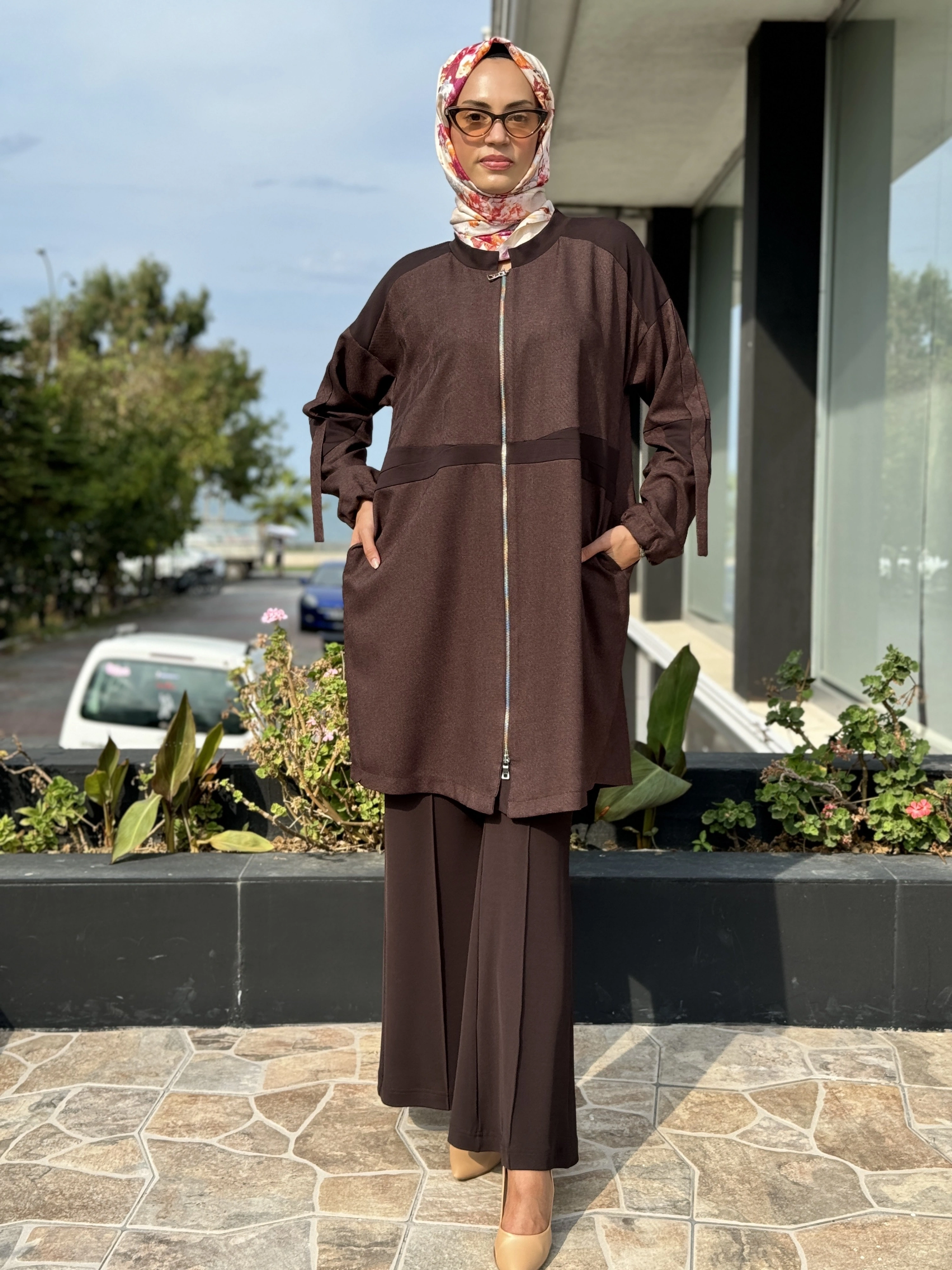 Misswhence Mevsimlik Fermuarlı Gömlek Ceket 36407