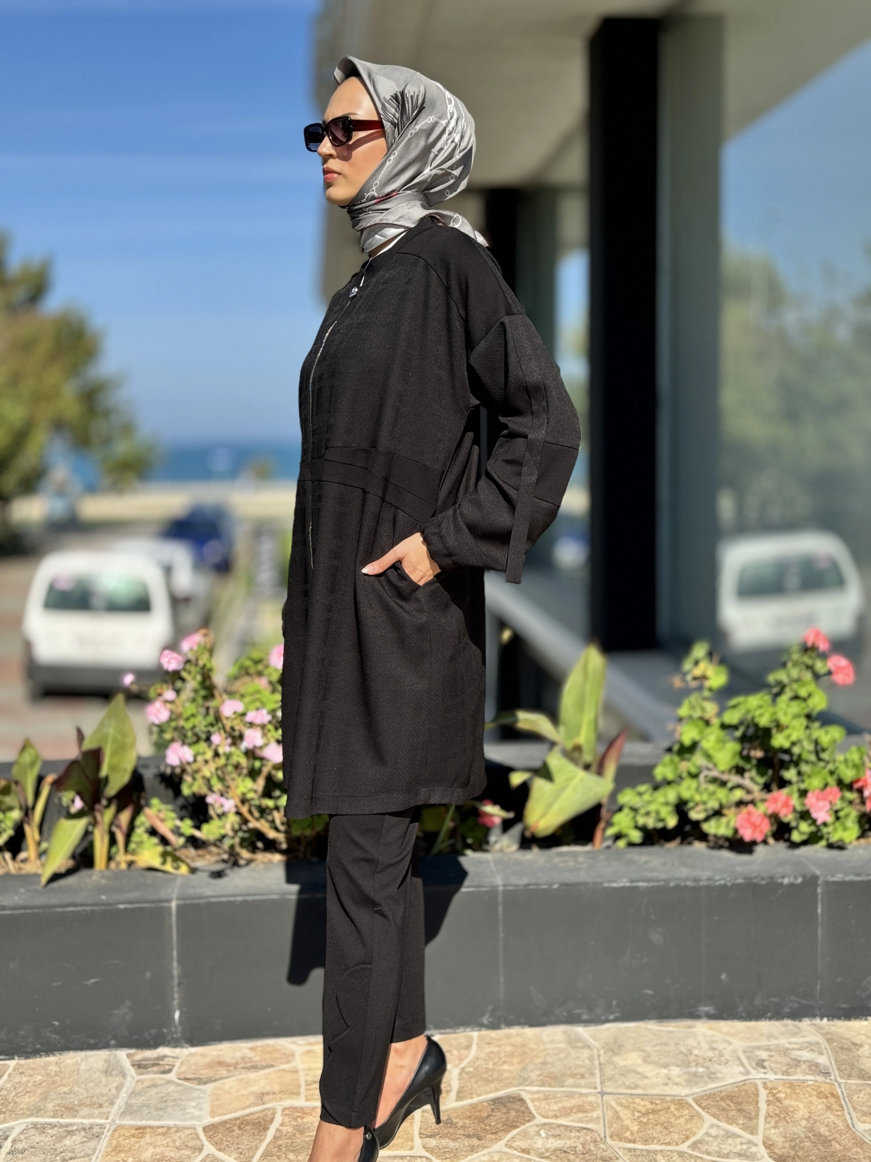 Misswhence Mevsimlik Fermuarlı Gömlek Ceket 36407