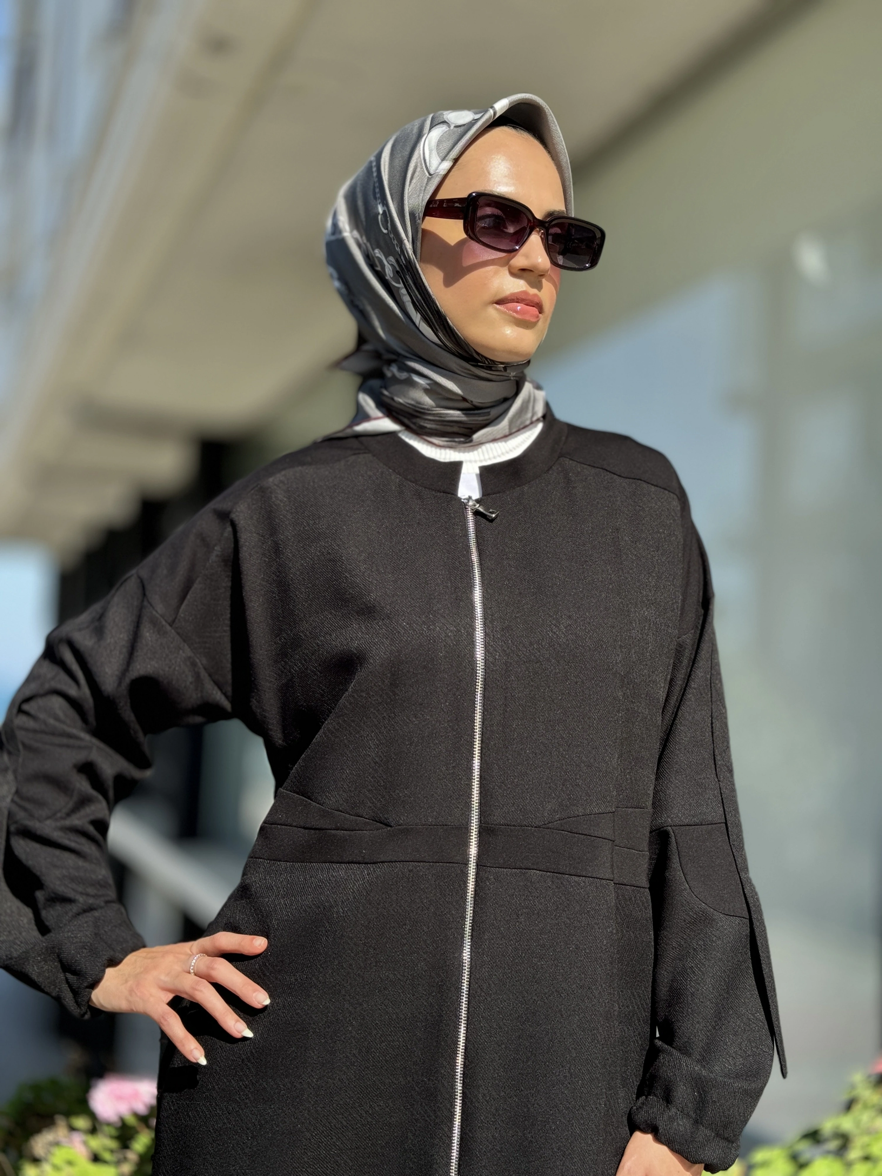 Misswhence Mevsimlik Fermuarlı Gömlek Ceket 36407