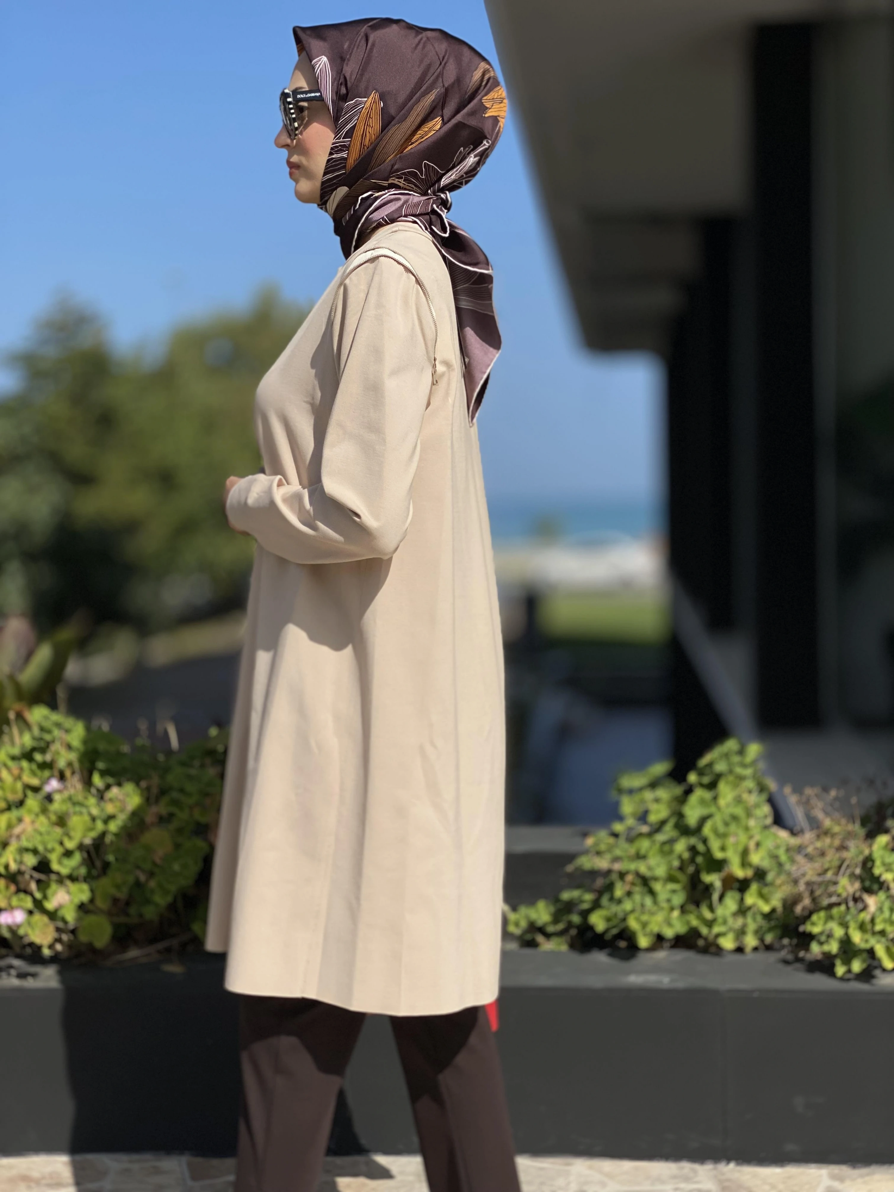 Misswhence Omzu Fermuarlı Viscon Tunik 34012