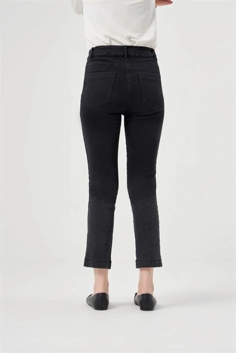 Misswhence Paçası Nakışlı Kot Pantolon 34104