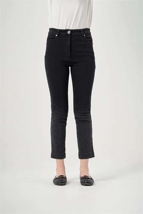 Misswhence Paçası Nakışlı Kot Pantolon 34104