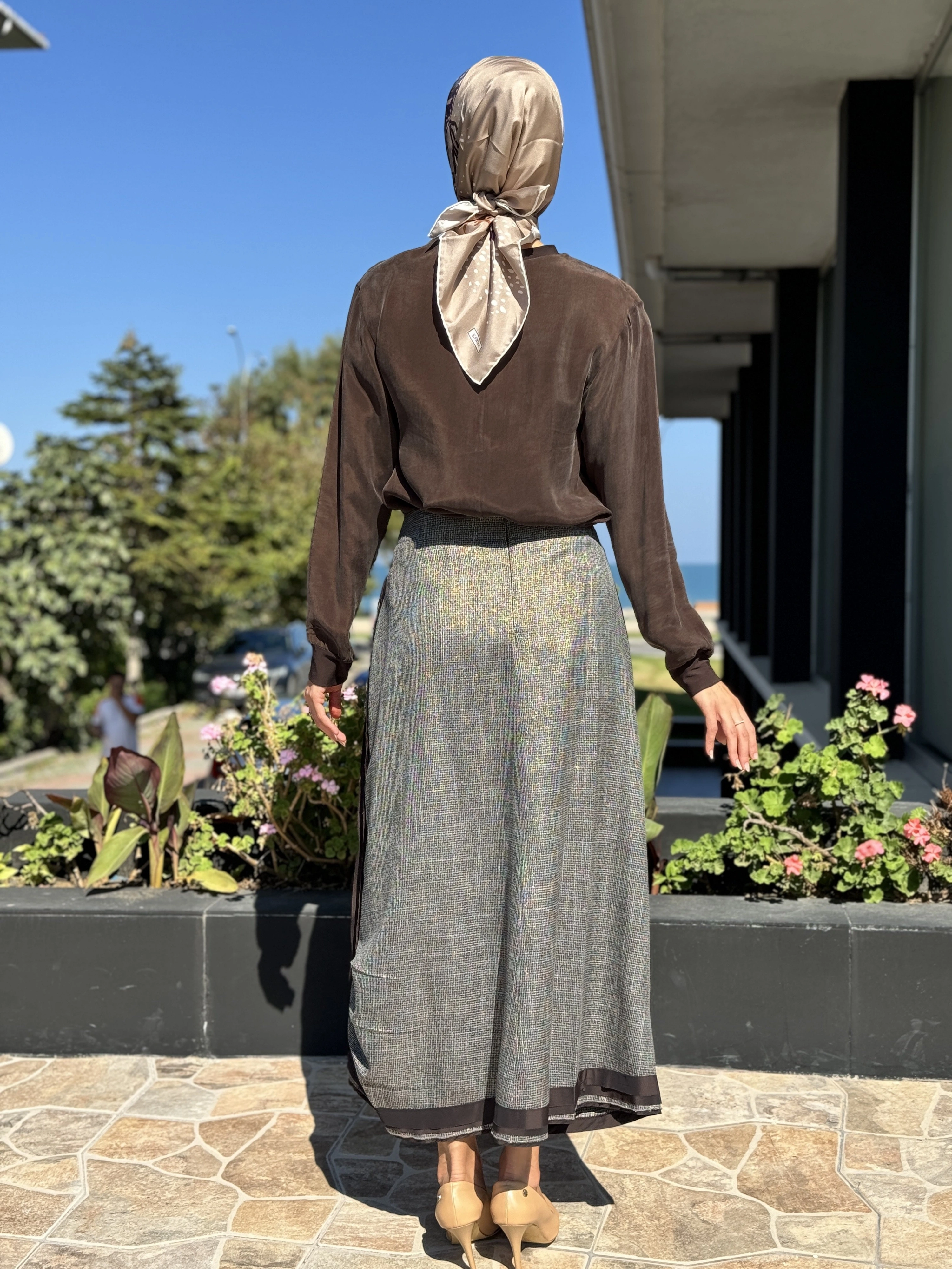 Misswhence Pötikare Desenli Etek 36902