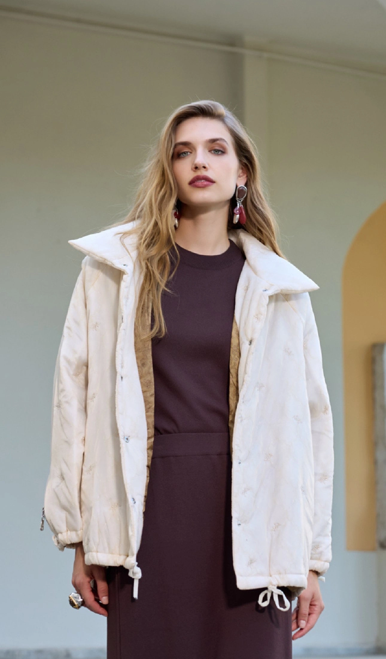 Misswhence Renkli Astarlı Ceket/ Kap 36408