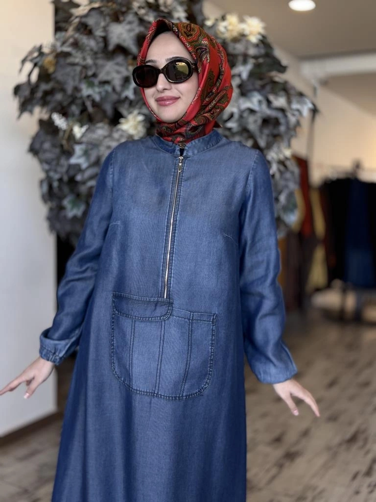 Misswhence Tencel Kot Elbise 37804