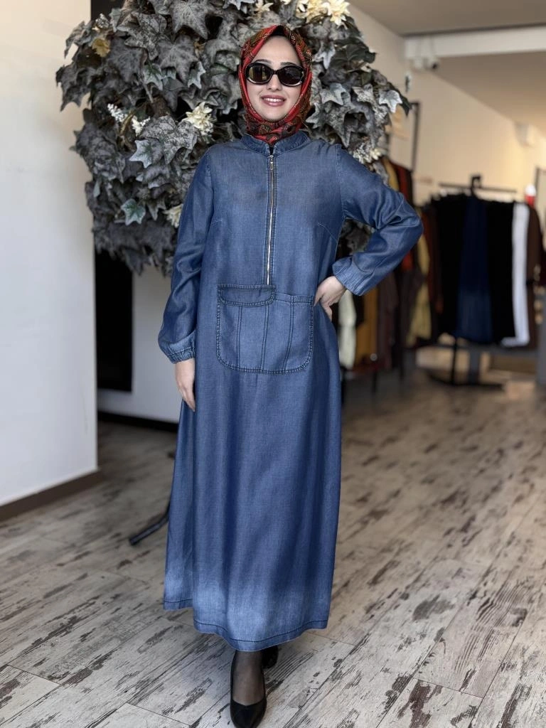 Misswhence Tencel Kot Elbise 37804