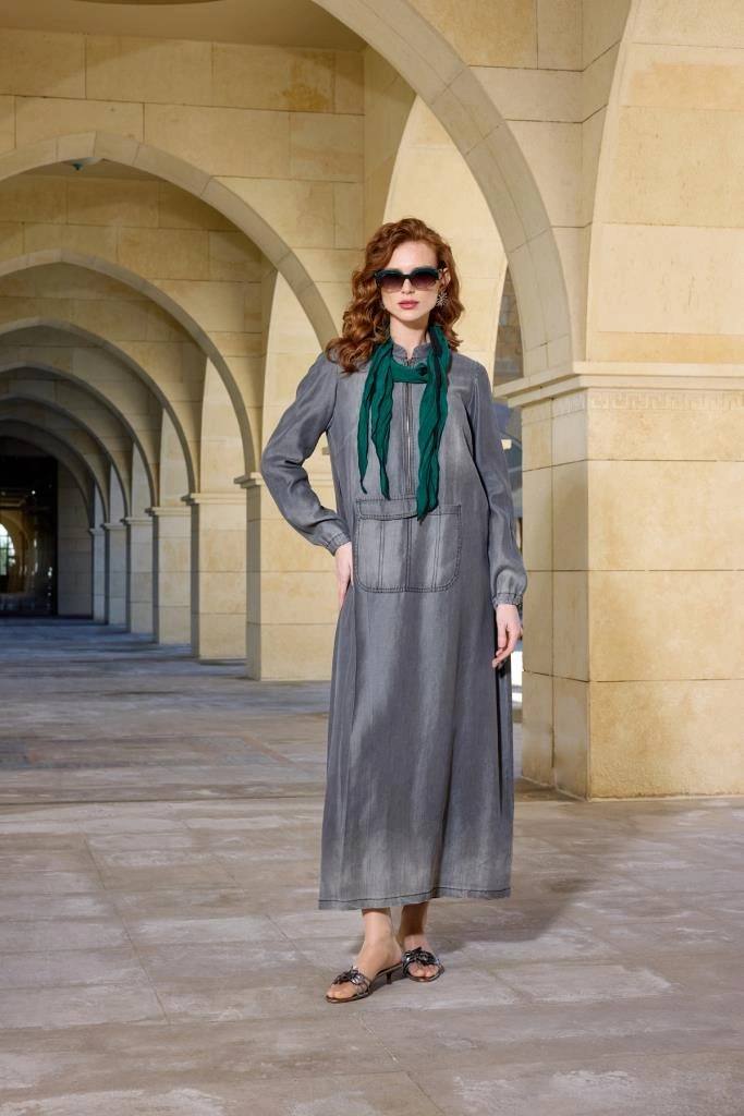 Misswhence Tencel Kot Elbise 37804