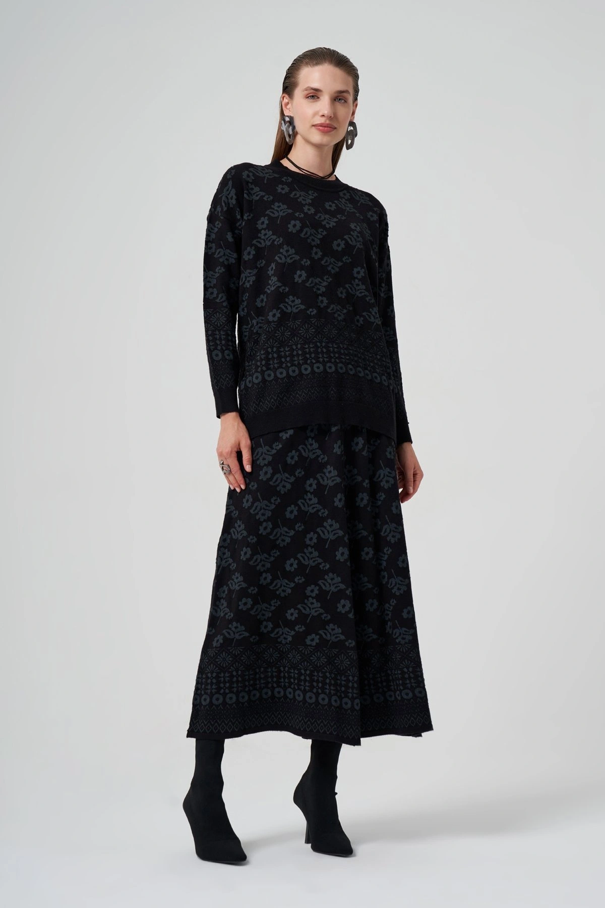 Misswhence Triko Etek Bluz Takım MİSS252