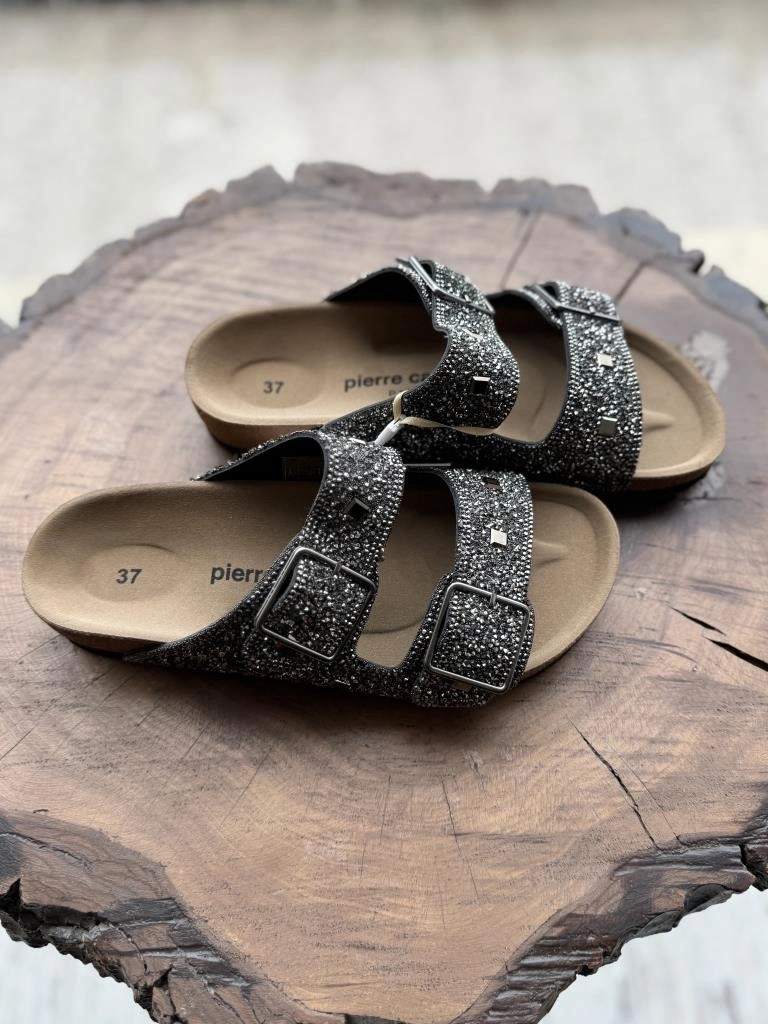 Pierre Cardin Taş Detaylı Tokula Terlik PC7552