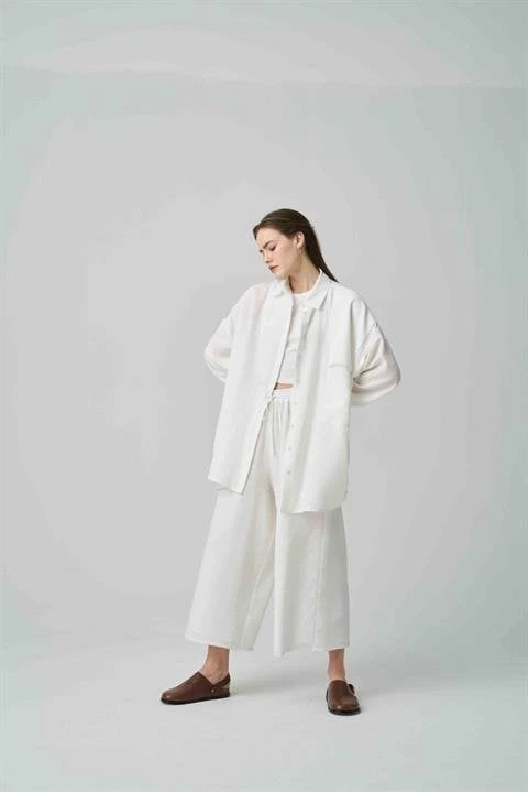 QOOQ Keten Balon Pantolon 23SS357