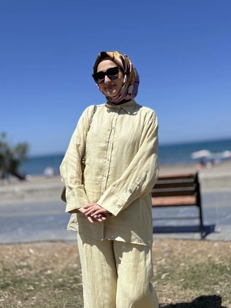 QooQ Store Lin Keten Gömlek 25SS212