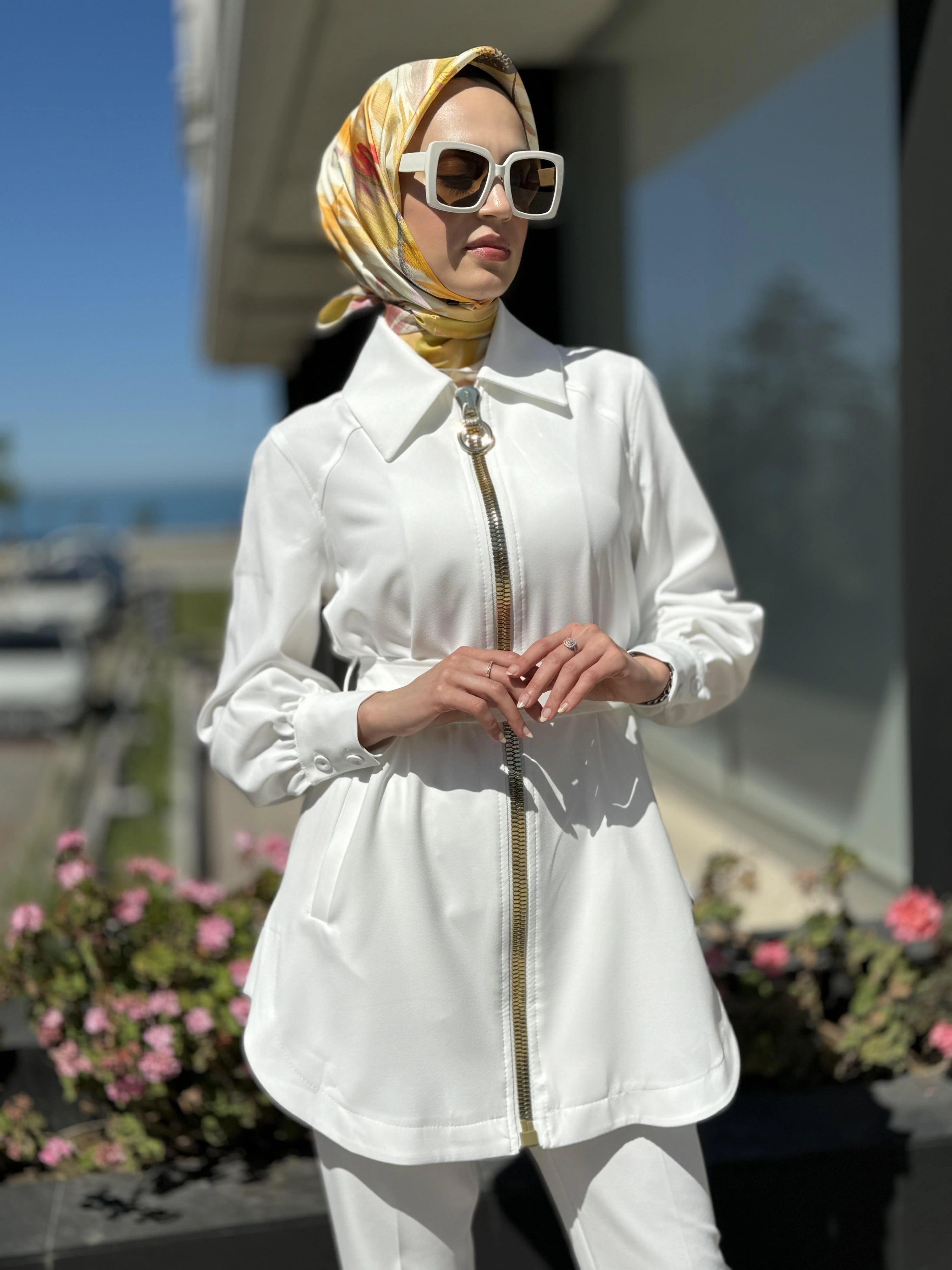 Qupra Fermuarlı Ceket  Pantolon Takım QAY62097