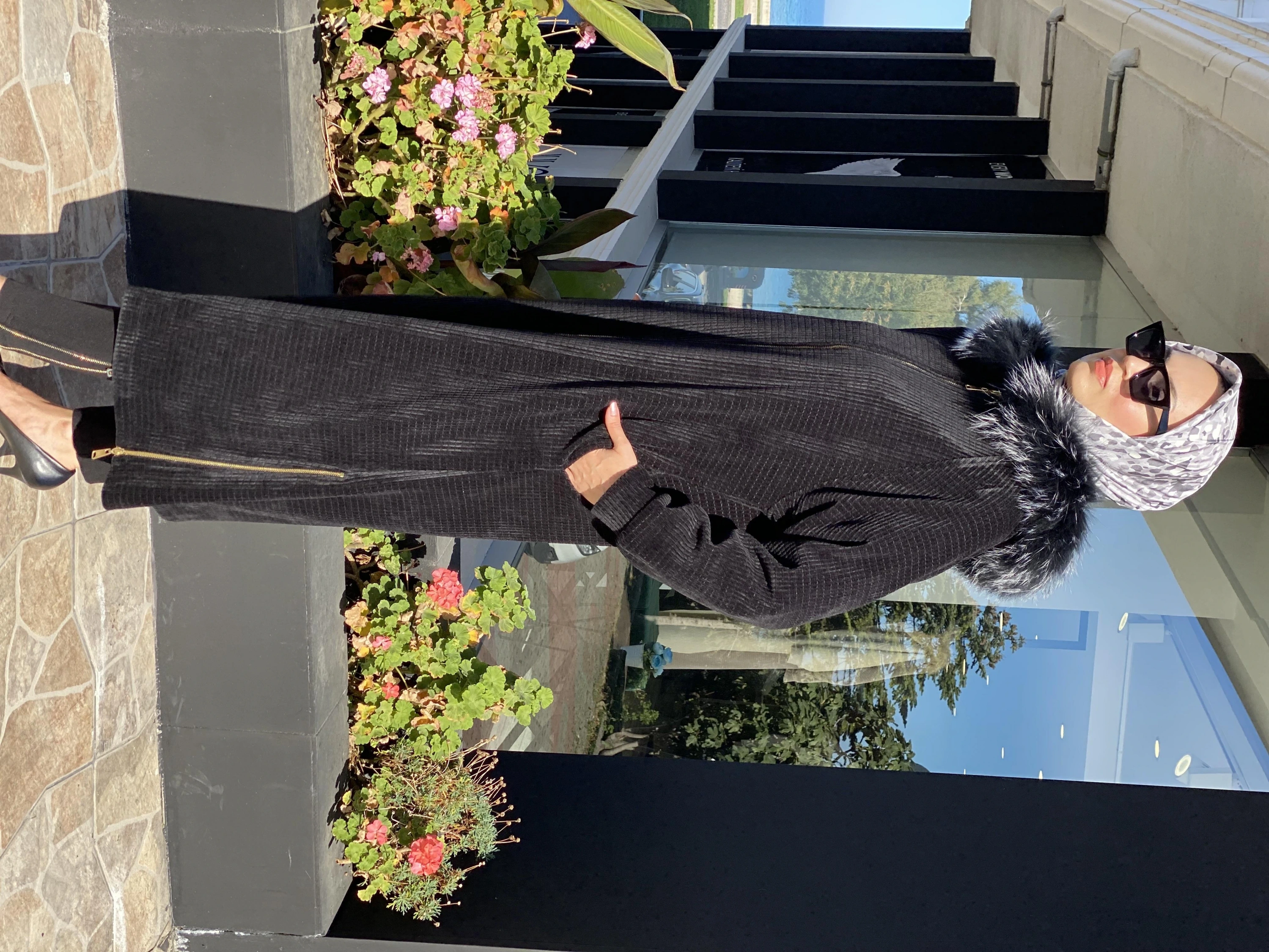 Qupra Kürk Detaylı Fermuarlı Kap QAV51038