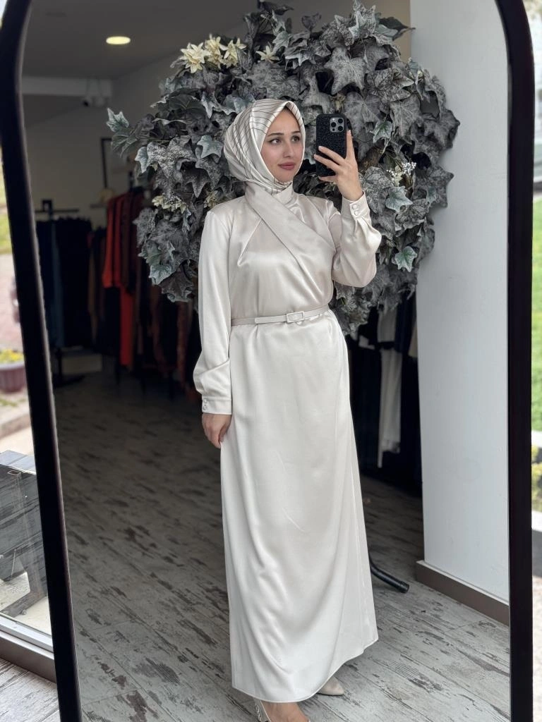 SENNA Cristalle Tesettür Abiye Dress SD30171