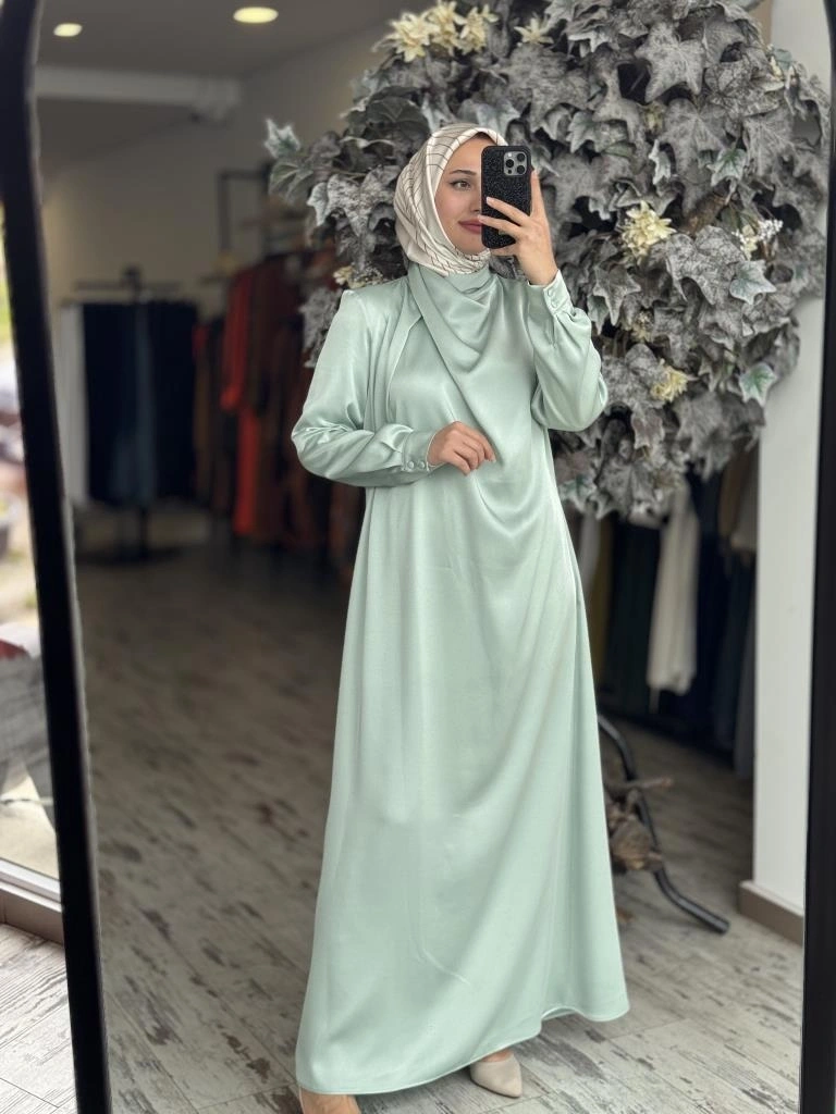 SENNA Cristalle Tesettür Abiye Dress SD30171