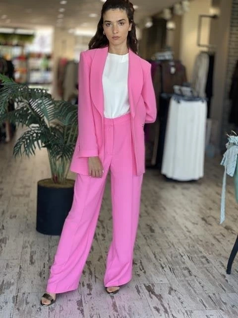 SENNA Lucinda Pembe Ceket/Pantolon Takım 9047S23