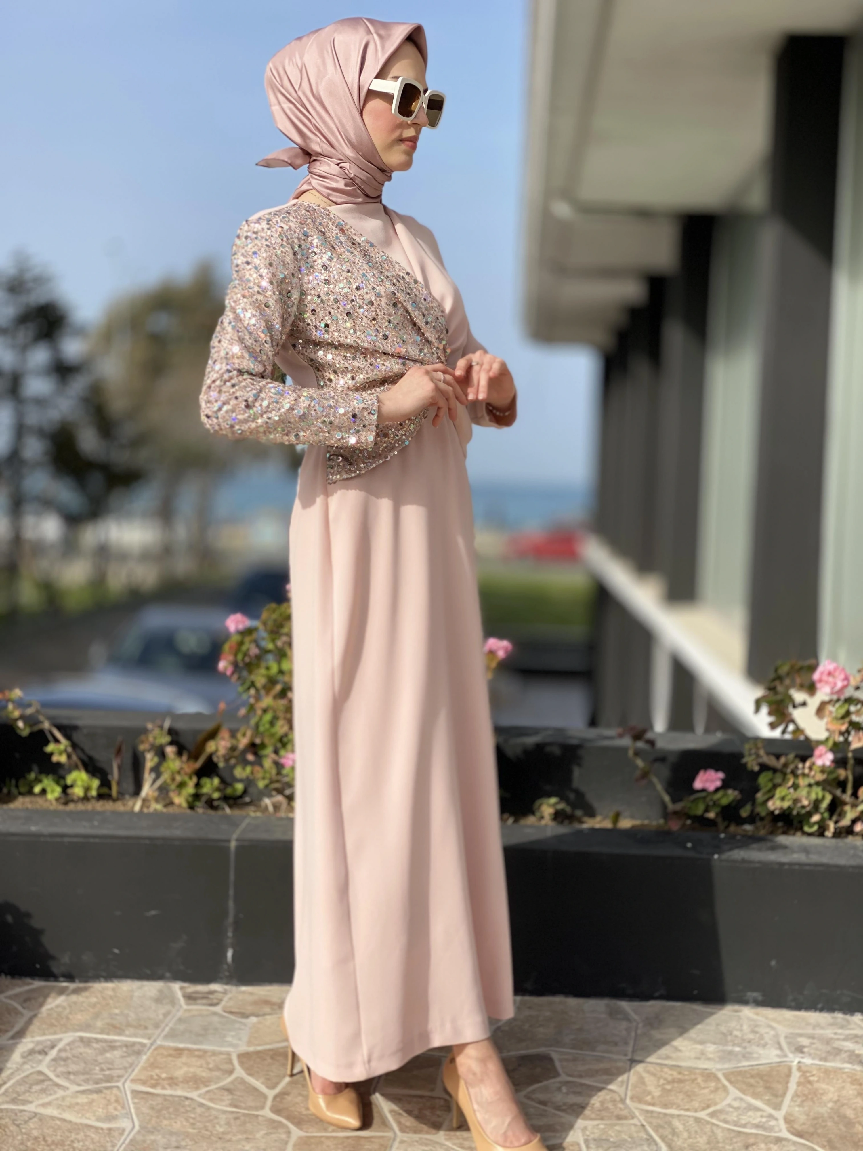 SENNA Margeret Dress Tesettür Abiye SD30085