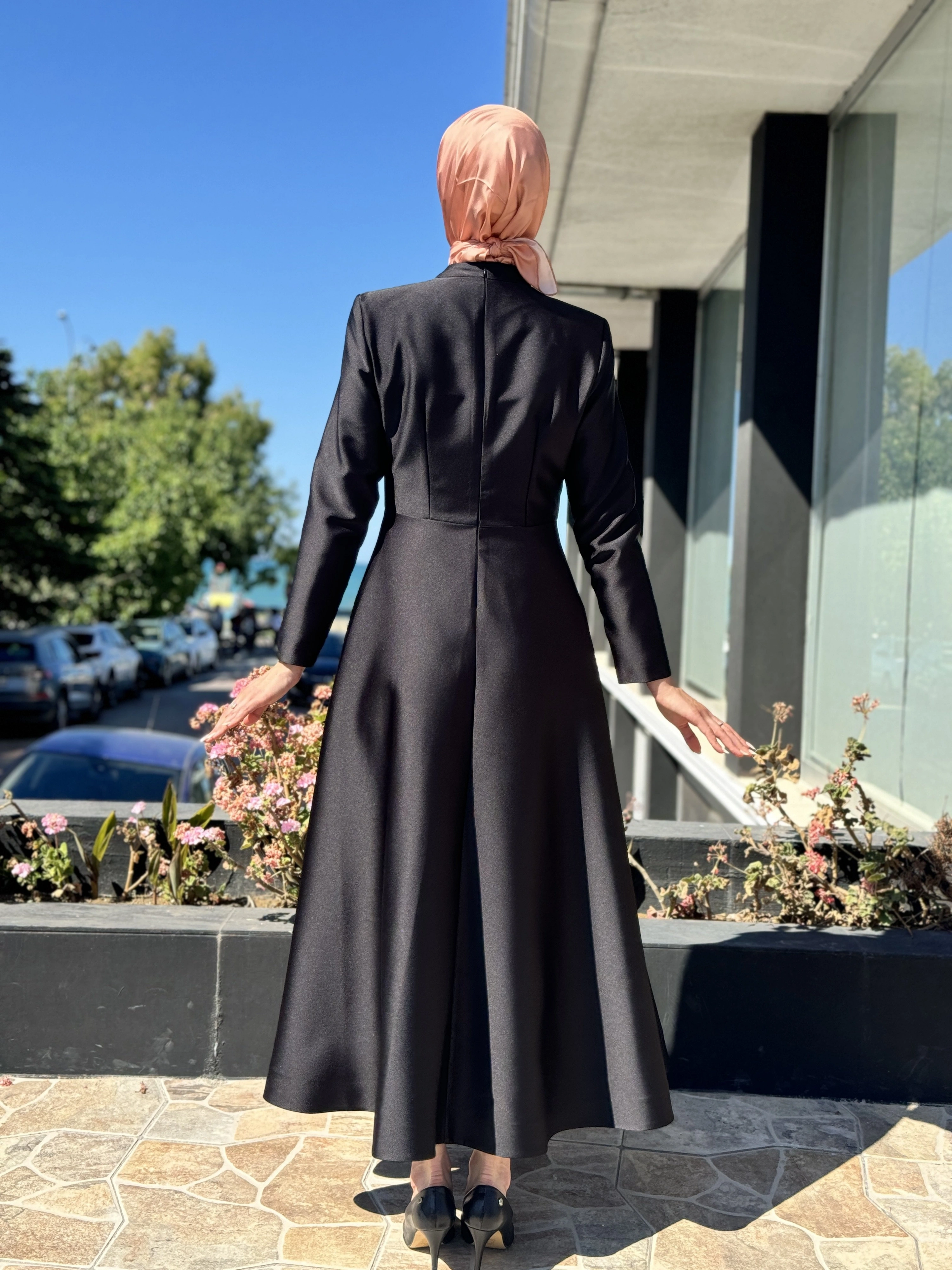 SENNA Rosebud Dress Tesettür Abiye SD30001