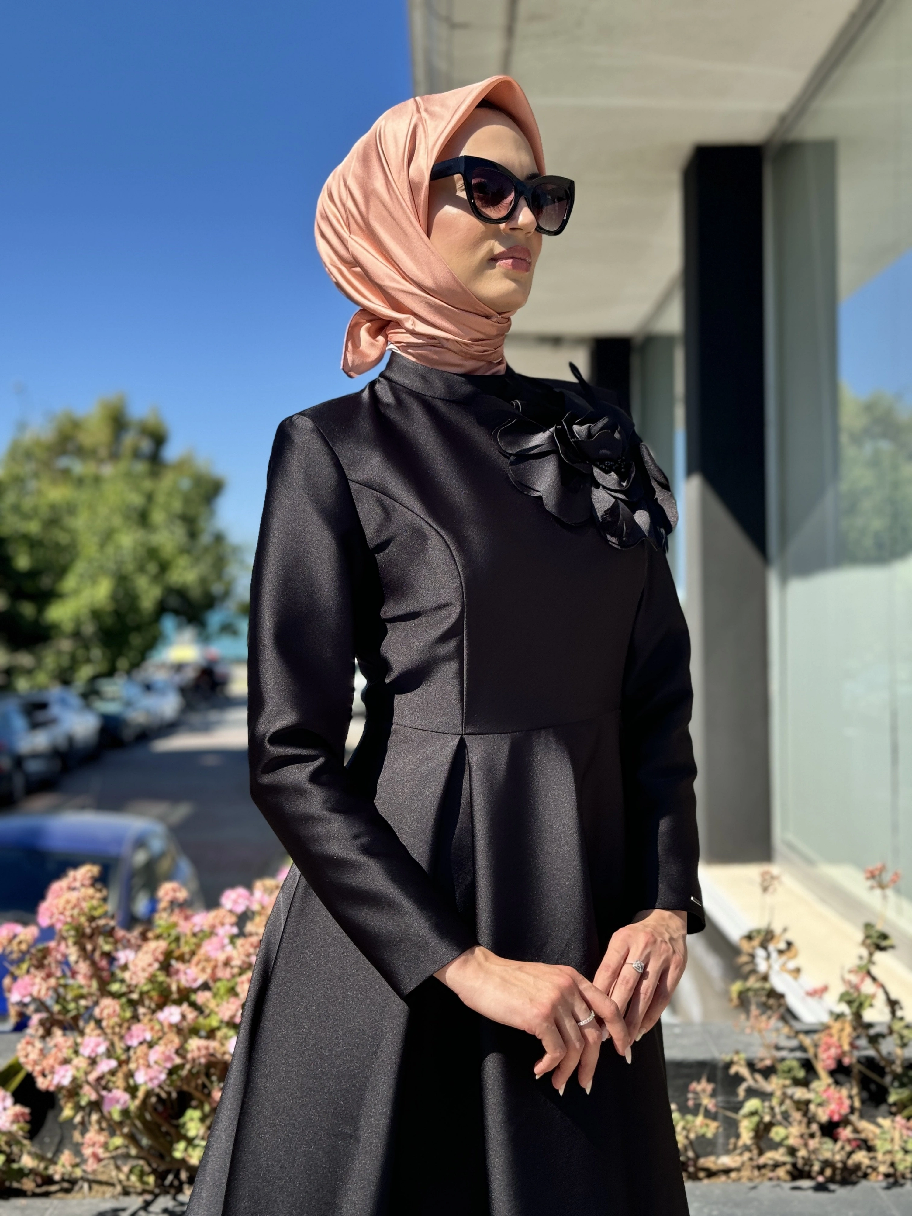 SENNA Rosebud Dress Tesettür Abiye SD30001