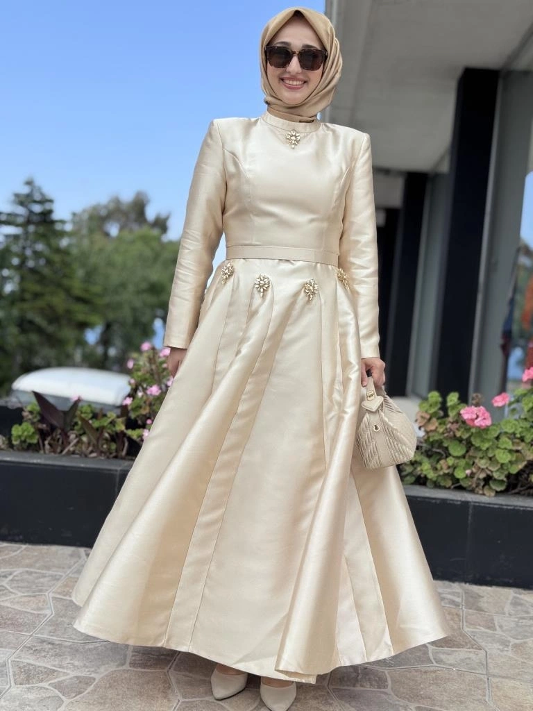 SENNA Scarlet Tesettür Abiye Dress SD2530003