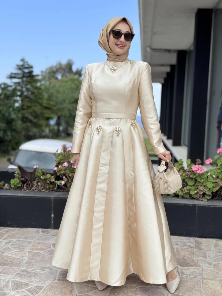 SENNA Scarlet Tesettür Abiye Dress SD2530003